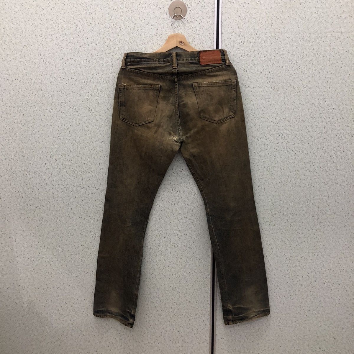 Japanese Brand SELVEDGES DENIM MEDIO QUADRO MADE IN JAPAN Size US 31 - 9 Thumbnail
