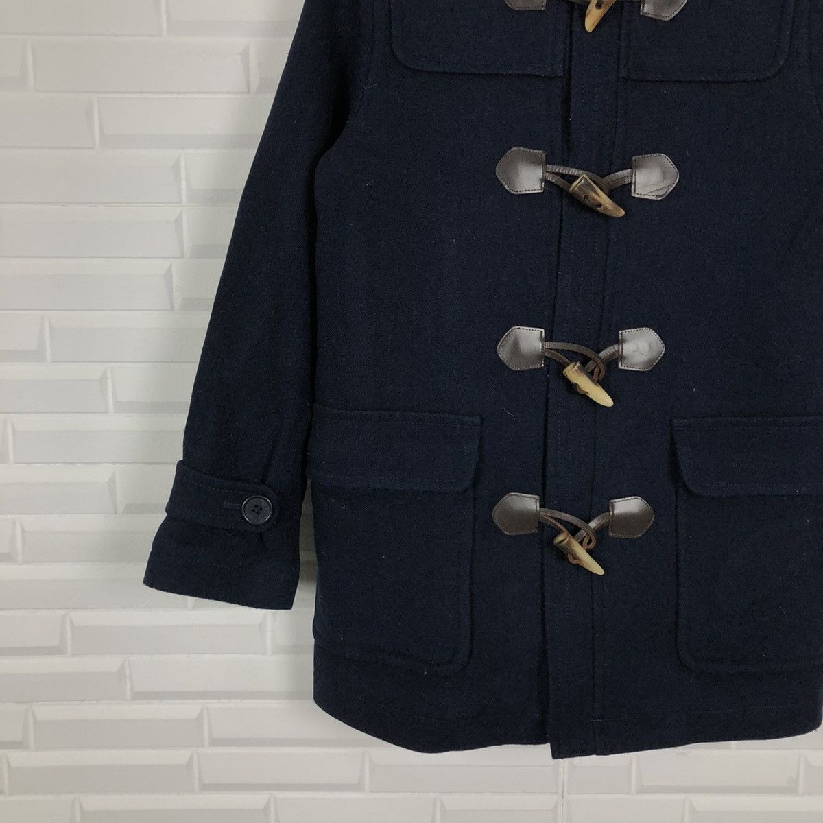 Japanese Brand WOOL DUFFLE JACKET LACOSTE RARE DESIGN Size US S / EU 44-46 / 1 - 4 Thumbnail