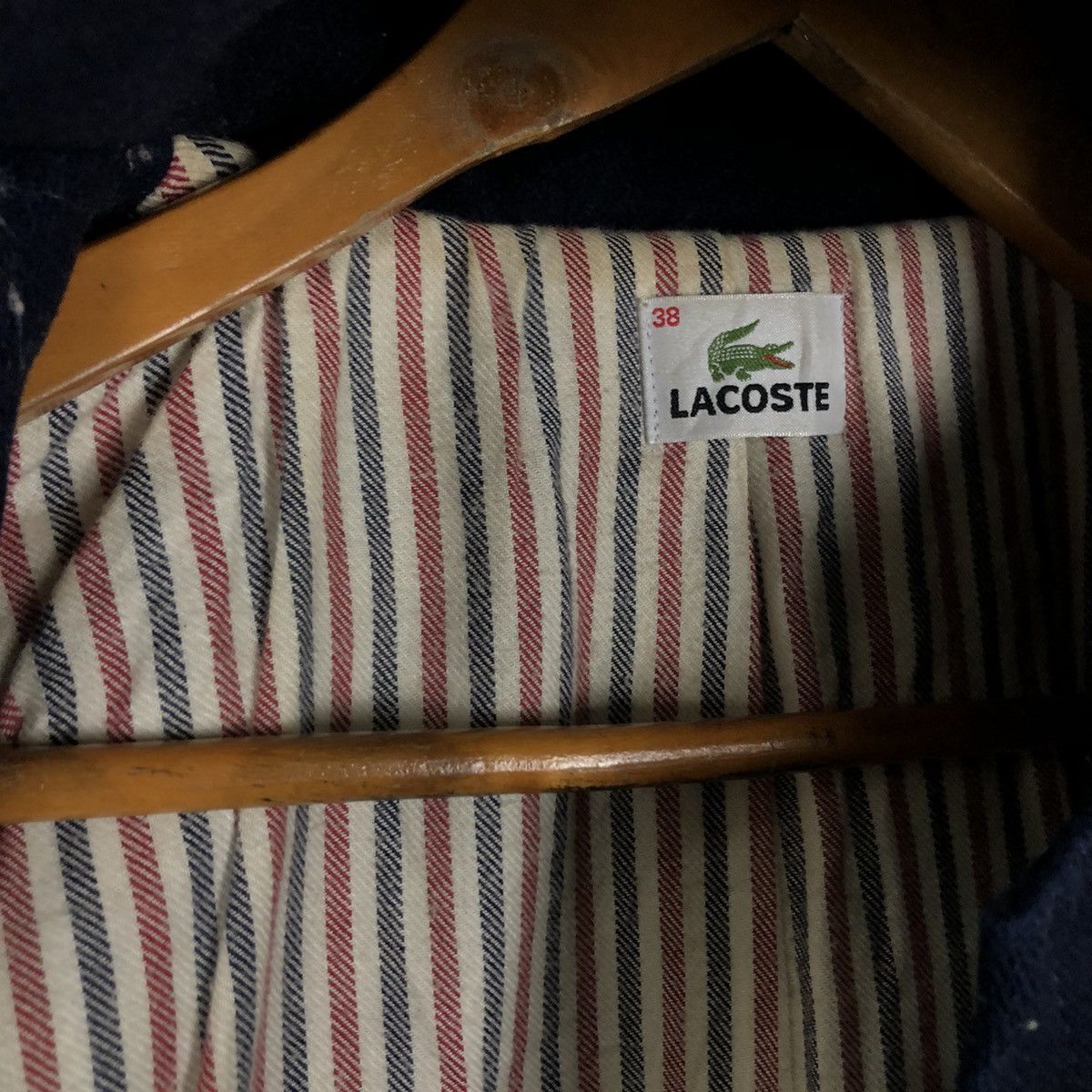 Japanese Brand WOOL DUFFLE JACKET LACOSTE RARE DESIGN Size US S / EU 44-46 / 1 - 11 Thumbnail