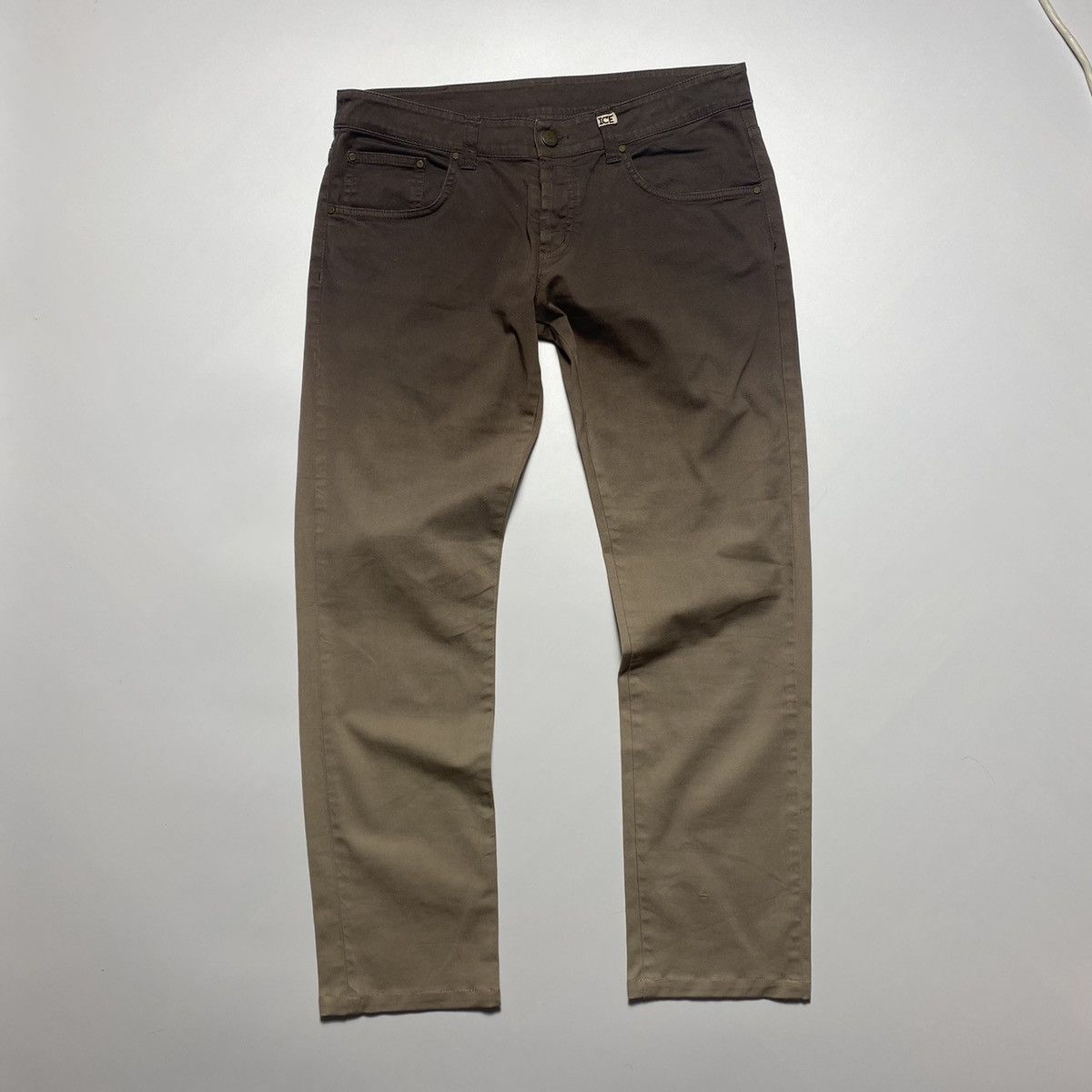 Iceberg Vintage Iceberg avant-garde brown chino pants size 32 Size US 32 / EU 48 - 1 Thumbnail