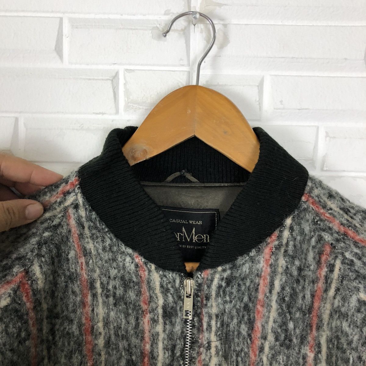 Japanese Brand VINTAGE CASUAL WEAR FORMEN BOMBER STYLE JACKET RARE DESIGN Size US L / EU 52-54 / 3 - 6 Thumbnail
