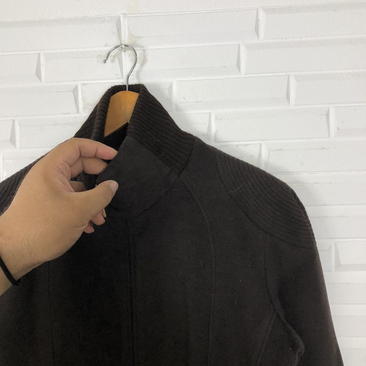 Japanese Brand LONG JACKET GUERRIERO MADE IN ITALY RIRI ZIPPER Size US M / EU 48-50 / 2 - 4 Thumbnail