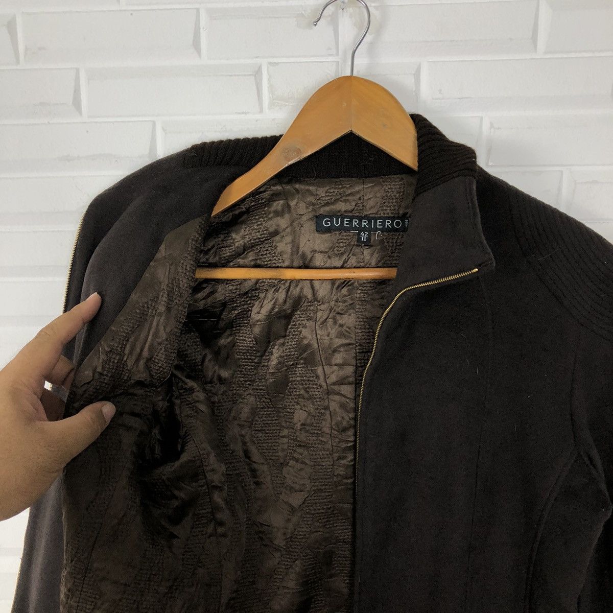 Japanese Brand LONG JACKET GUERRIERO MADE IN ITALY RIRI ZIPPER Size US M / EU 48-50 / 2 - 14 Thumbnail