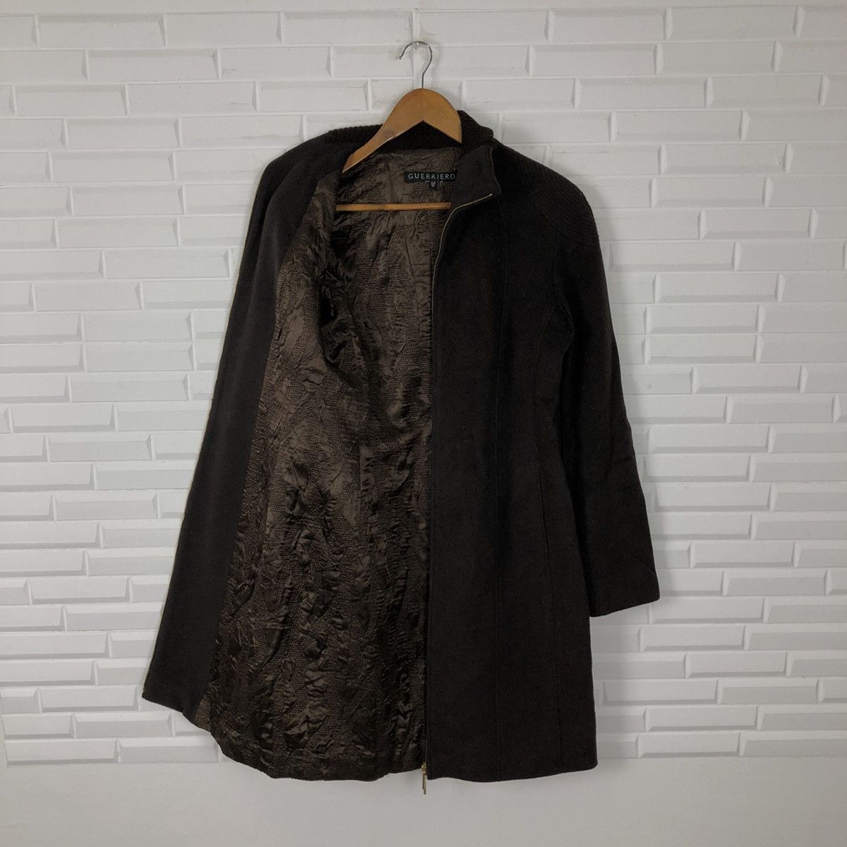 Japanese Brand LONG JACKET GUERRIERO MADE IN ITALY RIRI ZIPPER Size US M / EU 48-50 / 2 - 12 Thumbnail