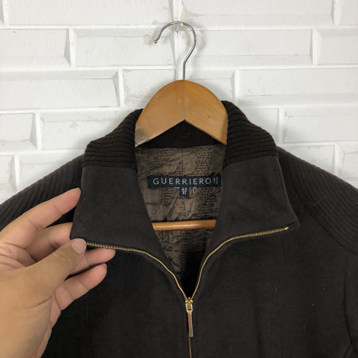 Japanese Brand LONG JACKET GUERRIERO MADE IN ITALY RIRI ZIPPER Size US M / EU 48-50 / 2 - 10 Thumbnail