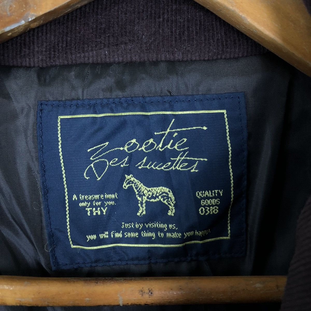 Japanese Brand RARE ZOOTIE DES LUCETTES QUILTED BUTTON JACKET Size US L / EU 52-54 / 3 - 14 Thumbnail