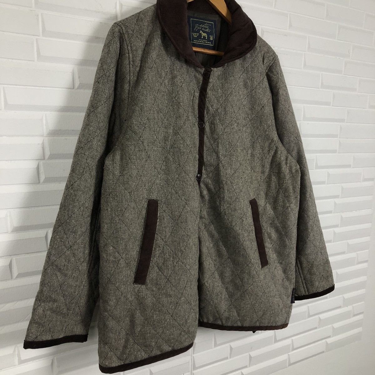 Japanese Brand RARE ZOOTIE DES LUCETTES QUILTED BUTTON JACKET Size US L / EU 52-54 / 3 - 3 Thumbnail