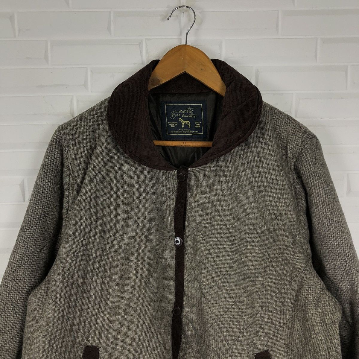 Japanese Brand RARE ZOOTIE DES LUCETTES QUILTED BUTTON JACKET Size US L / EU 52-54 / 3 - 2 Thumbnail
