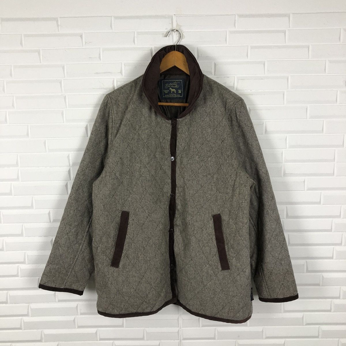 Japanese Brand RARE ZOOTIE DES LUCETTES QUILTED BUTTON JACKET Size US L / EU 52-54 / 3 - 10 Thumbnail