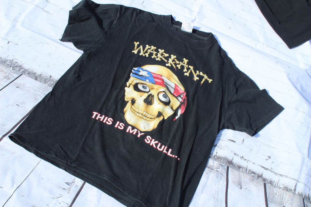 Band Tees 1991 Vintage WARRANT Shirt Size US XL / EU 56 / 4 - 1 Thumbnail