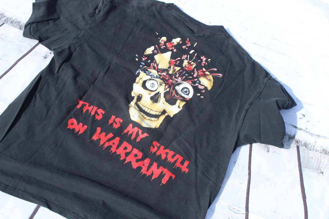 Band Tees 1991 Vintage WARRANT Shirt Size US XL / EU 56 / 4 - 4 Thumbnail