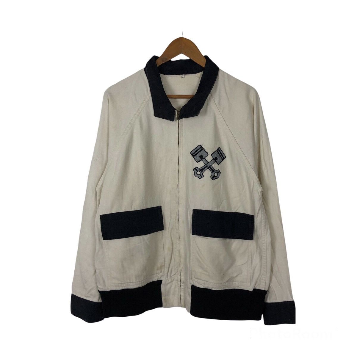 Japanese Brand VINTAGE ZIPPER JACKET ENGINEMOUNTING BIG LOGO STREETFASHION Size US L / EU 52-54 / 3 - 1 Thumbnail
