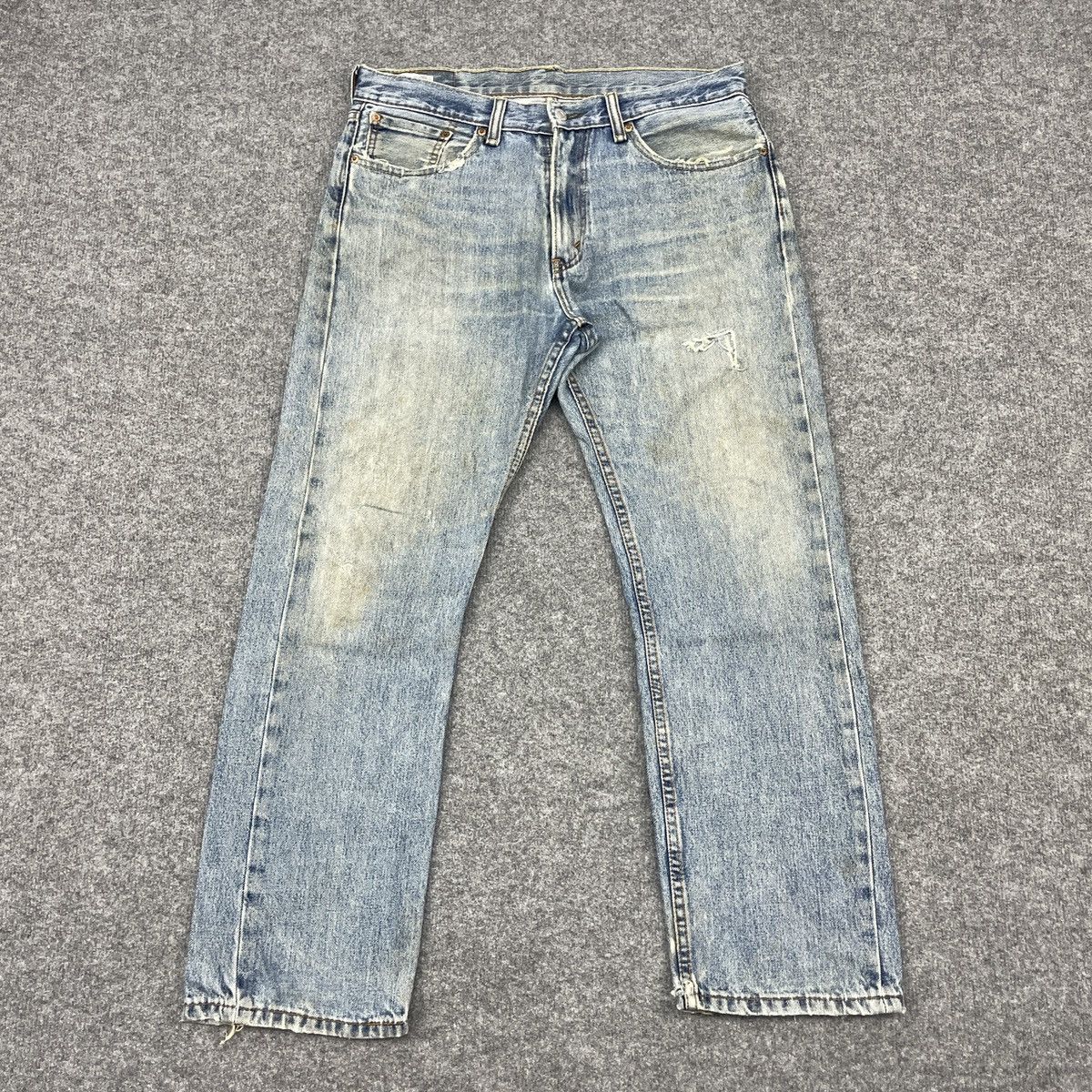 Levi's × Vintage Vintage Levi's 505 Distressed Faded Jeans -wc131 Size US 35 - 1 Thumbnail