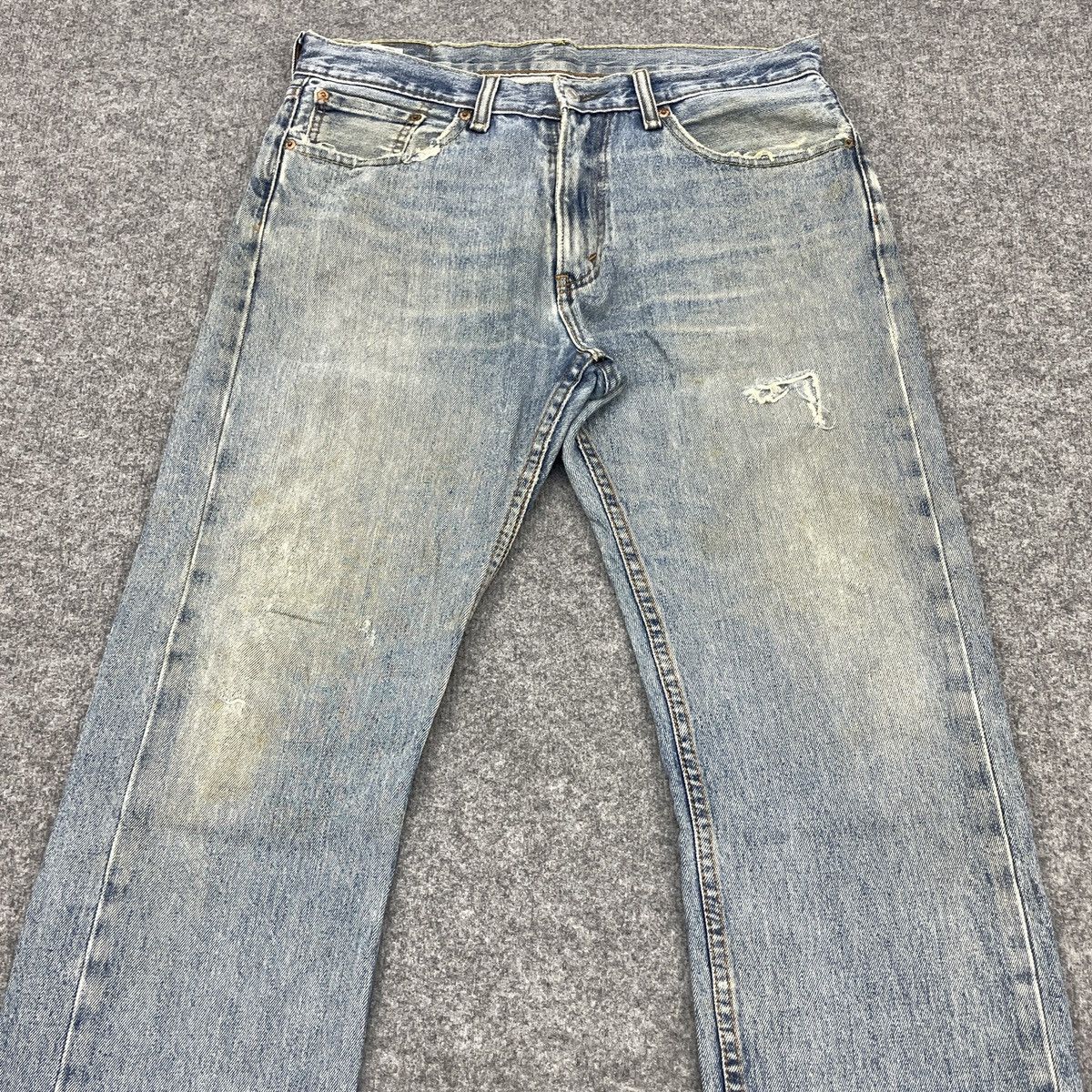 Levi's × Vintage Vintage Levi's 505 Distressed Faded Jeans -wc131 Size US 35 - 3 Thumbnail
