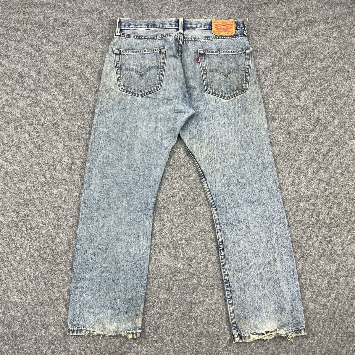 Levi's × Vintage Vintage Levi's 505 Distressed Faded Jeans -wc131 Size US 35 - 2 Thumbnail
