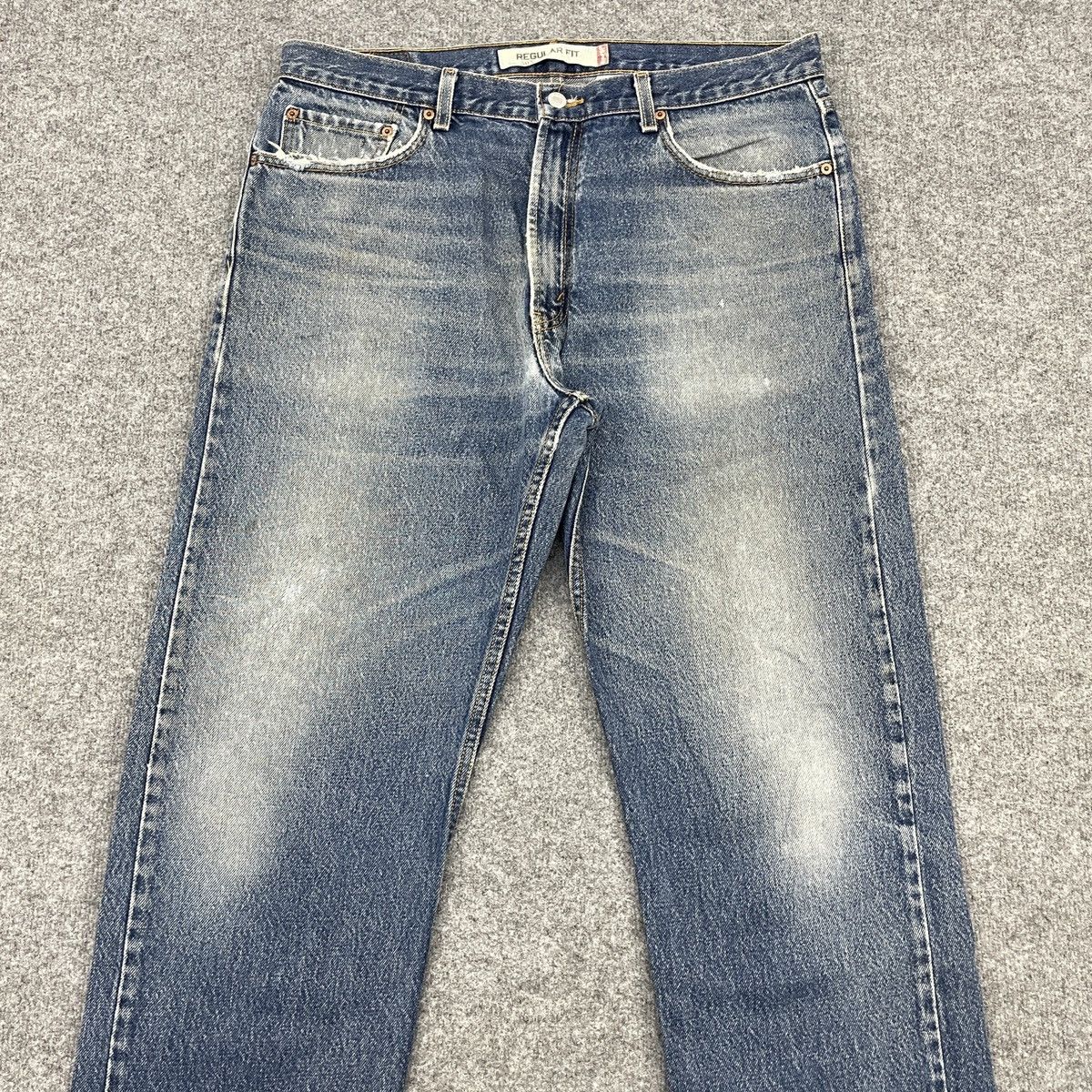 Levi's × Vintage Vintage Levi's 505 Light Faded Jeans -wc140 Size US 37 - 4 Thumbnail