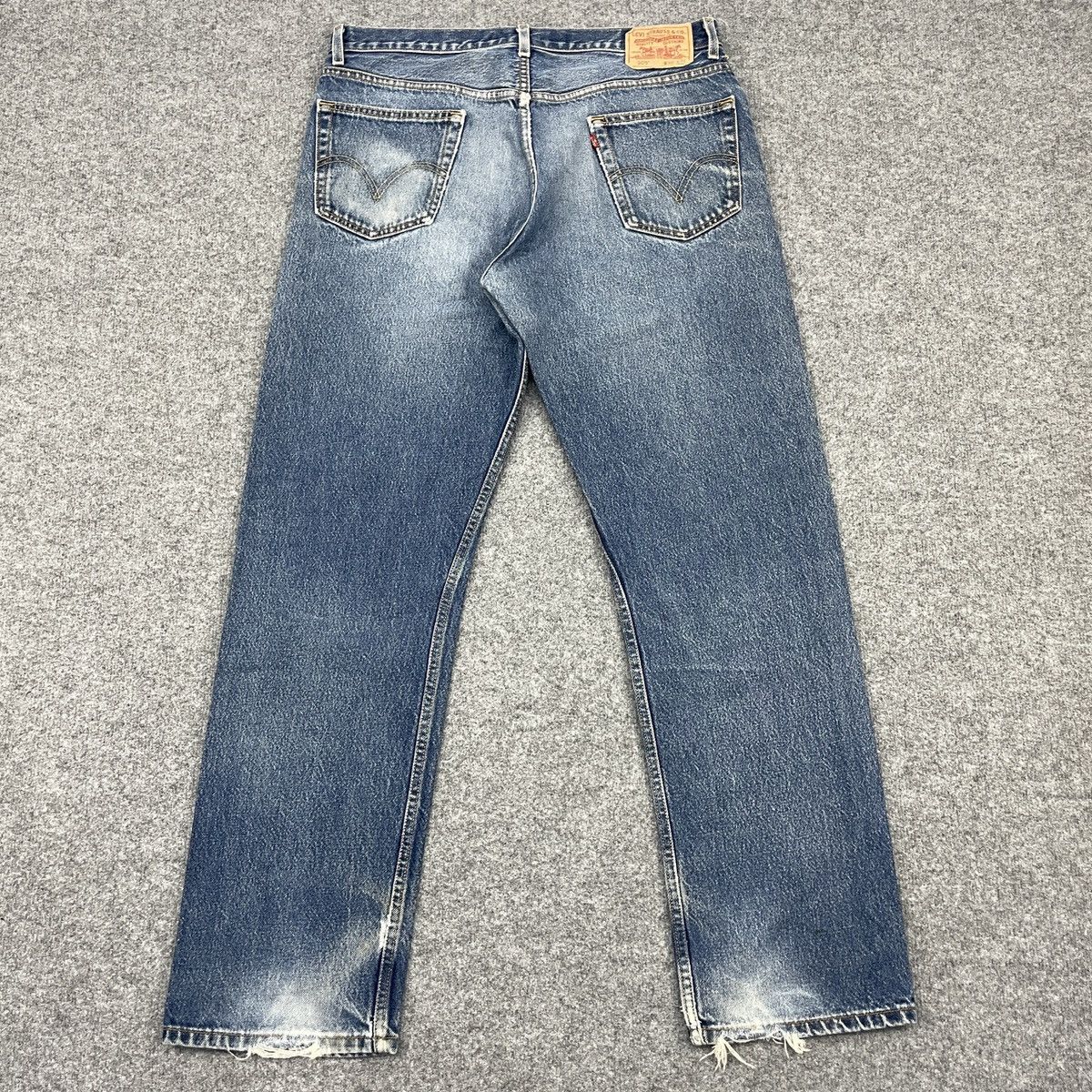 Levi's × Vintage Vintage Levi's 505 Light Faded Jeans -wc140 Size US 37 - 2 Thumbnail