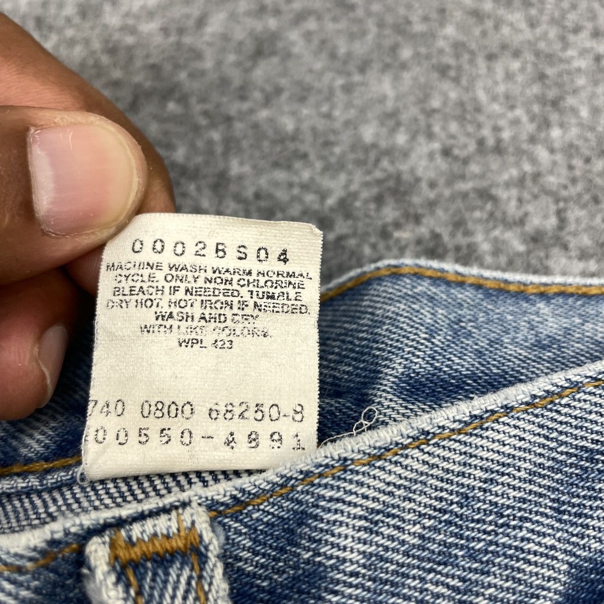 Levi's × Vintage Vintage levi's 550 Distressed Light Wash -wc147 Size US 29 - 7 Thumbnail