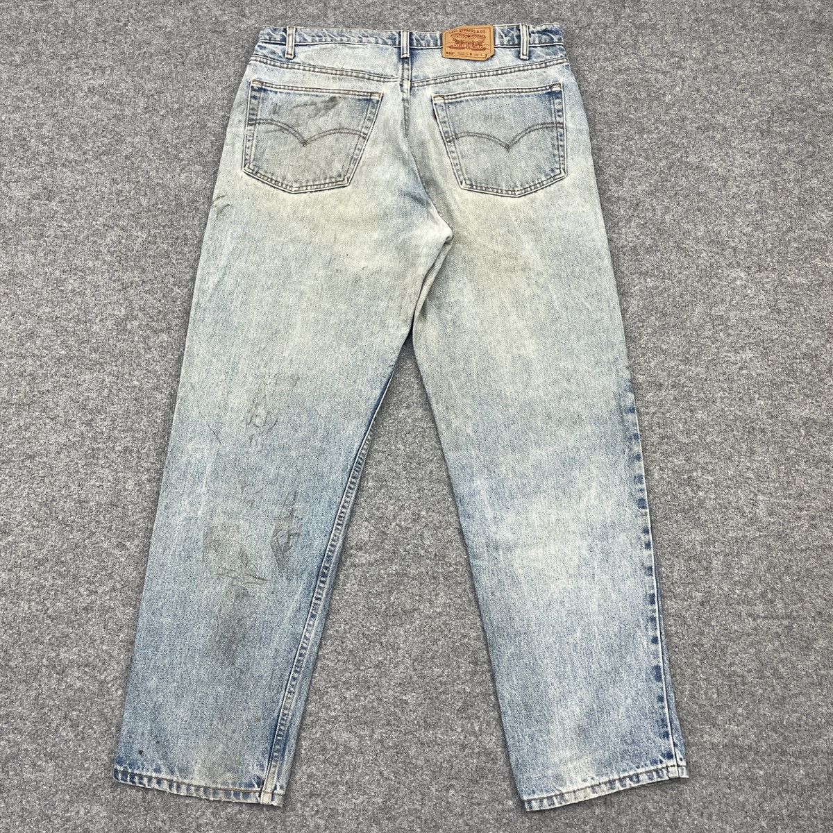 Levi's × Vintage Vintage Levi's 555 Light Blue Wash -wc138 Size US 37 - 2 Thumbnail
