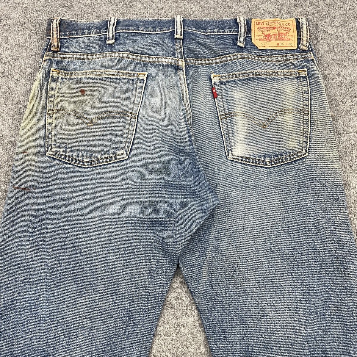 Levi's Vintage Levi's 517 Painted Faded Jeans -wc137 Size US 37 - 3 Thumbnail