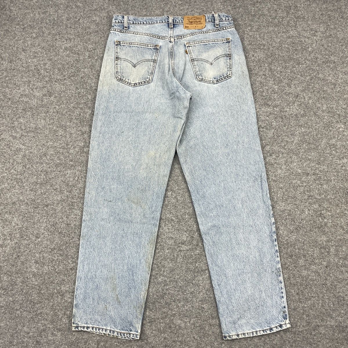 Levi's × Vintage Vinatge Levi's 550 Light Wash Orentag Faded Jeans -wc134 Size US 35 - 2 Thumbnail