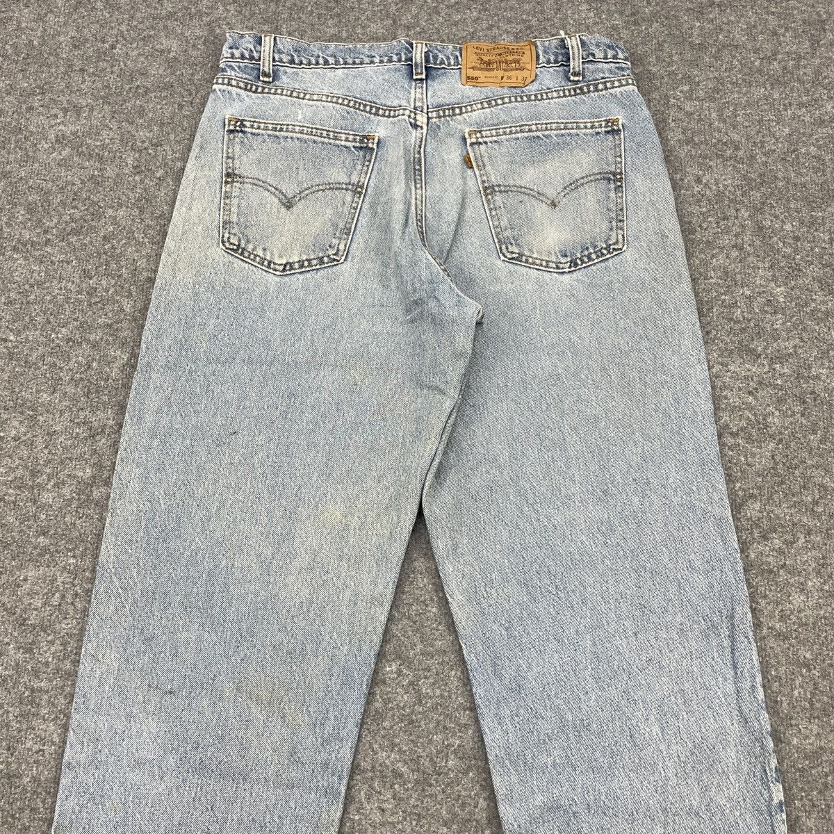 Levi's × Vintage Vinatge Levi's 550 Light Wash Orentag Faded Jeans -wc134 Size US 35 - 7 Thumbnail