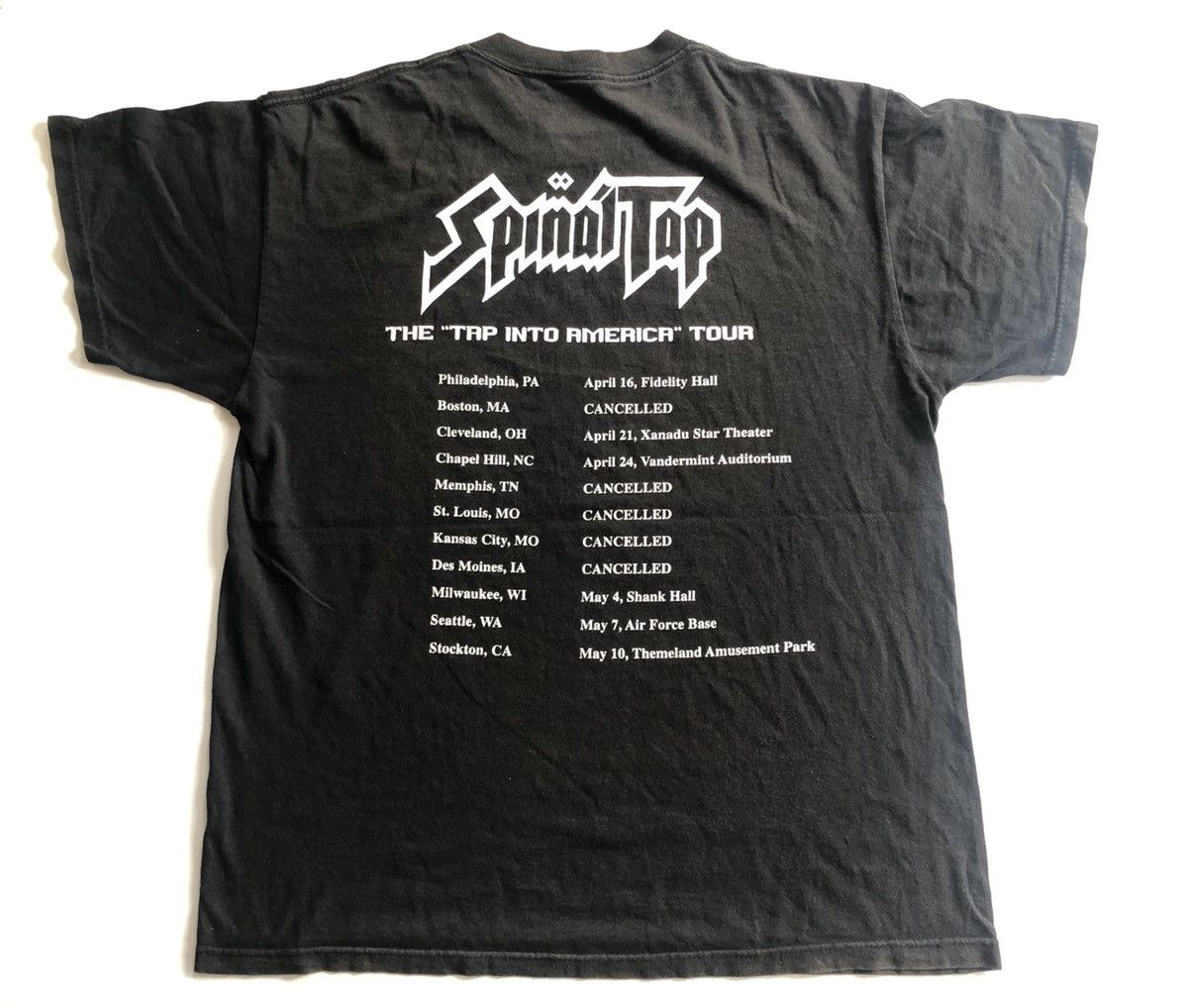 Band Tees × Vintage Vintage Spiral Tap America Tour t shirt Size US L / EU 52-54 / 3 - 5 Thumbnail