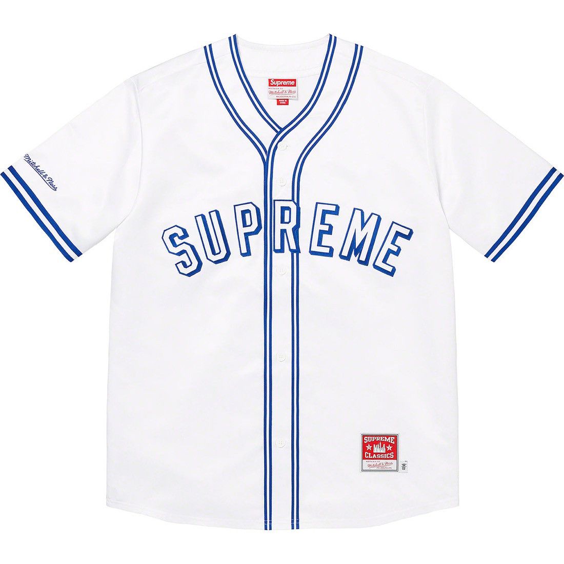 SUPREME ×WTAPS ×Mitchell&Ness Jersey SUPREME x WTAPS x MITCHELL & NESS Mens M Long Sleeve Hockey