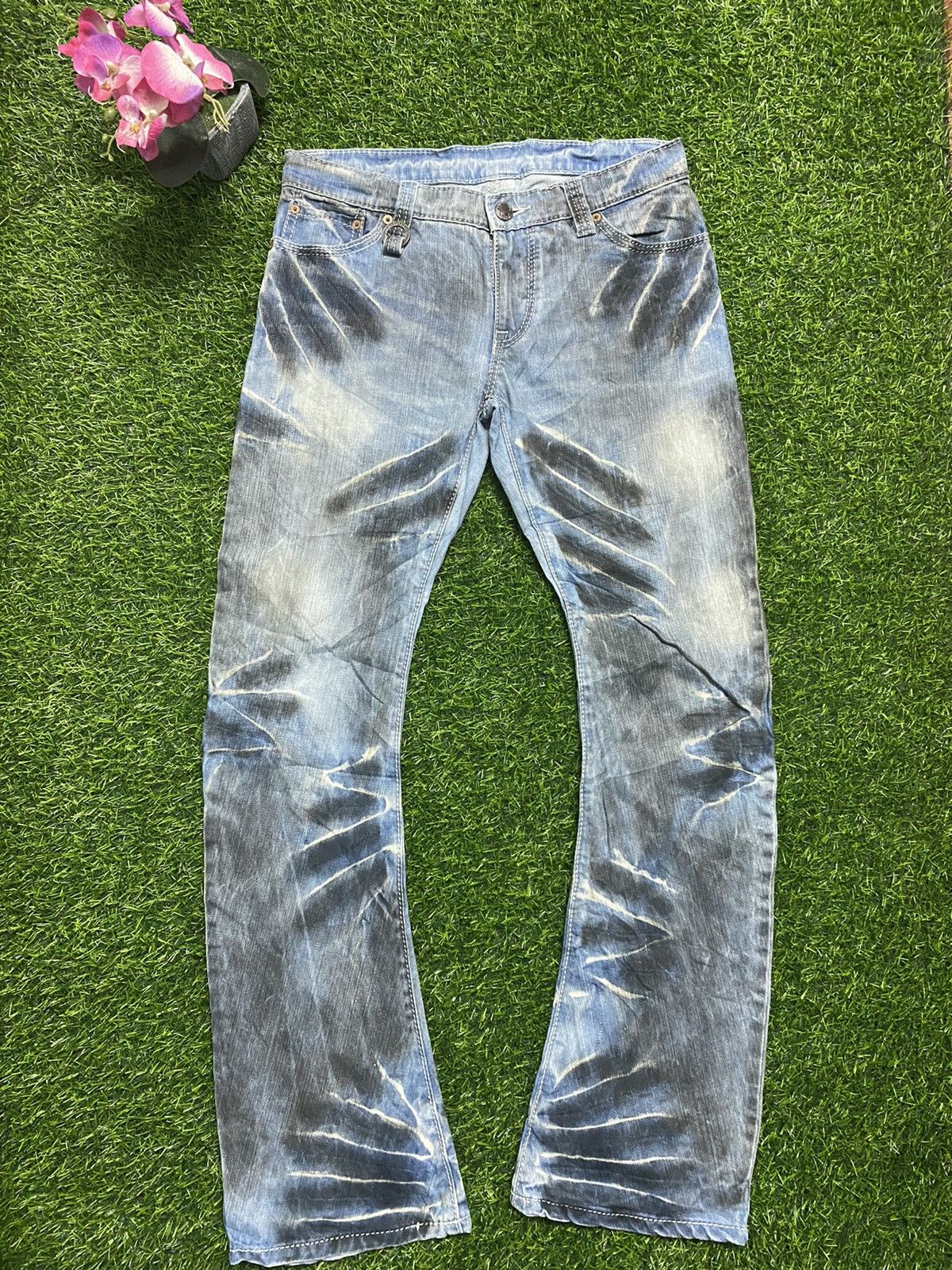 BUFFALO BOBS Buffalo Bob Distress Design Jeans Size US 35 - 1 Thumbnail