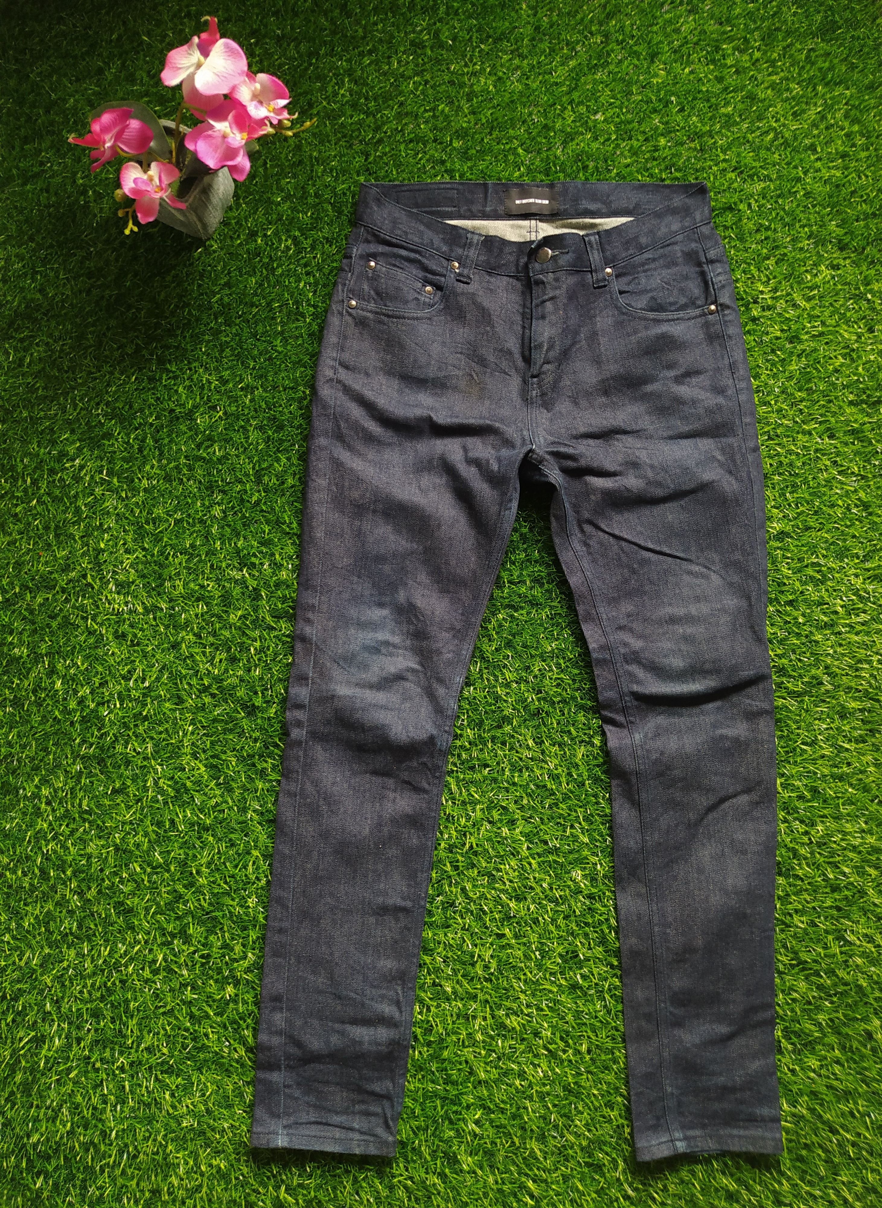 image of Diet Butcher Slim Skin Jeans in Black/Blue, Men's (Size 32)