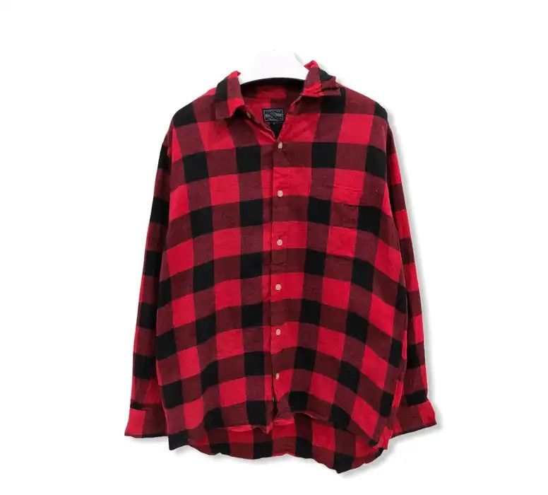 Vintage Vintage Beelsewhere Plaid Tartan Flannel Shirt 👕 Size US M / EU 48-50 / 2 - 1 Thumbnail