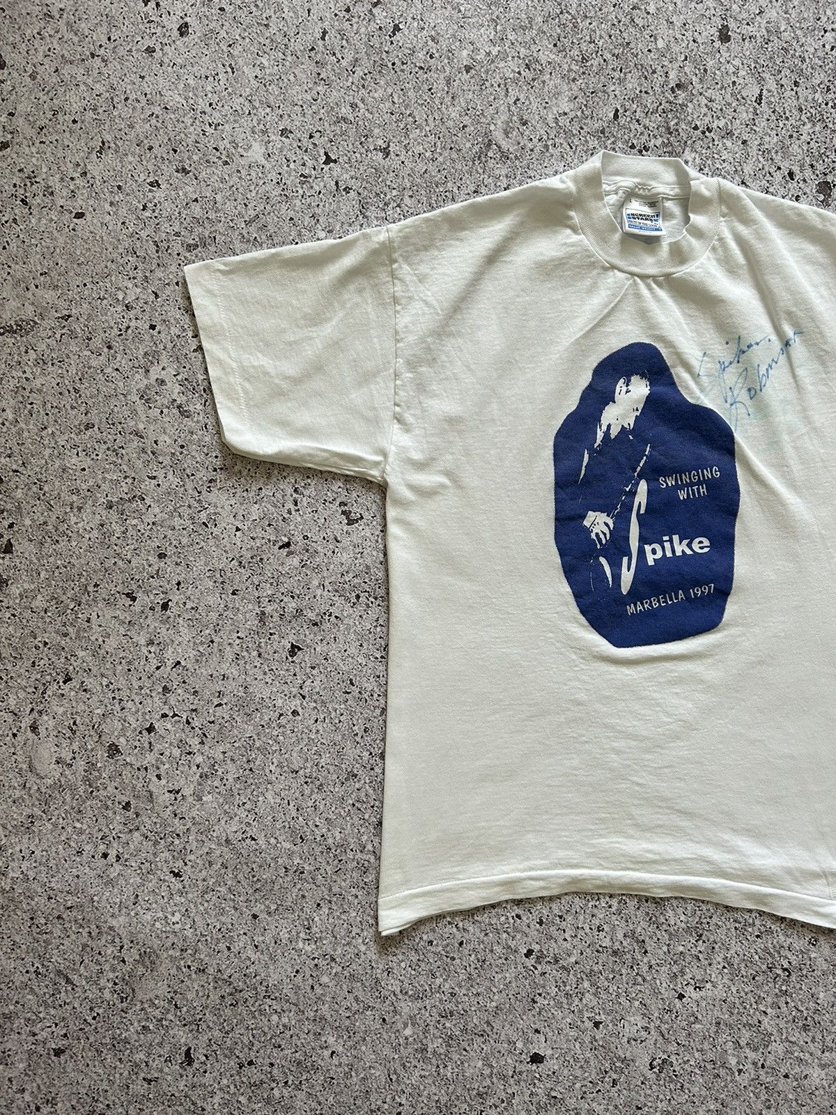 Band Tees × Vintage Vintage Swinging With Spike Robinson Marbella 1997 T-Shirt Size US L / EU 52-54 / 3 - 2 Thumbnail