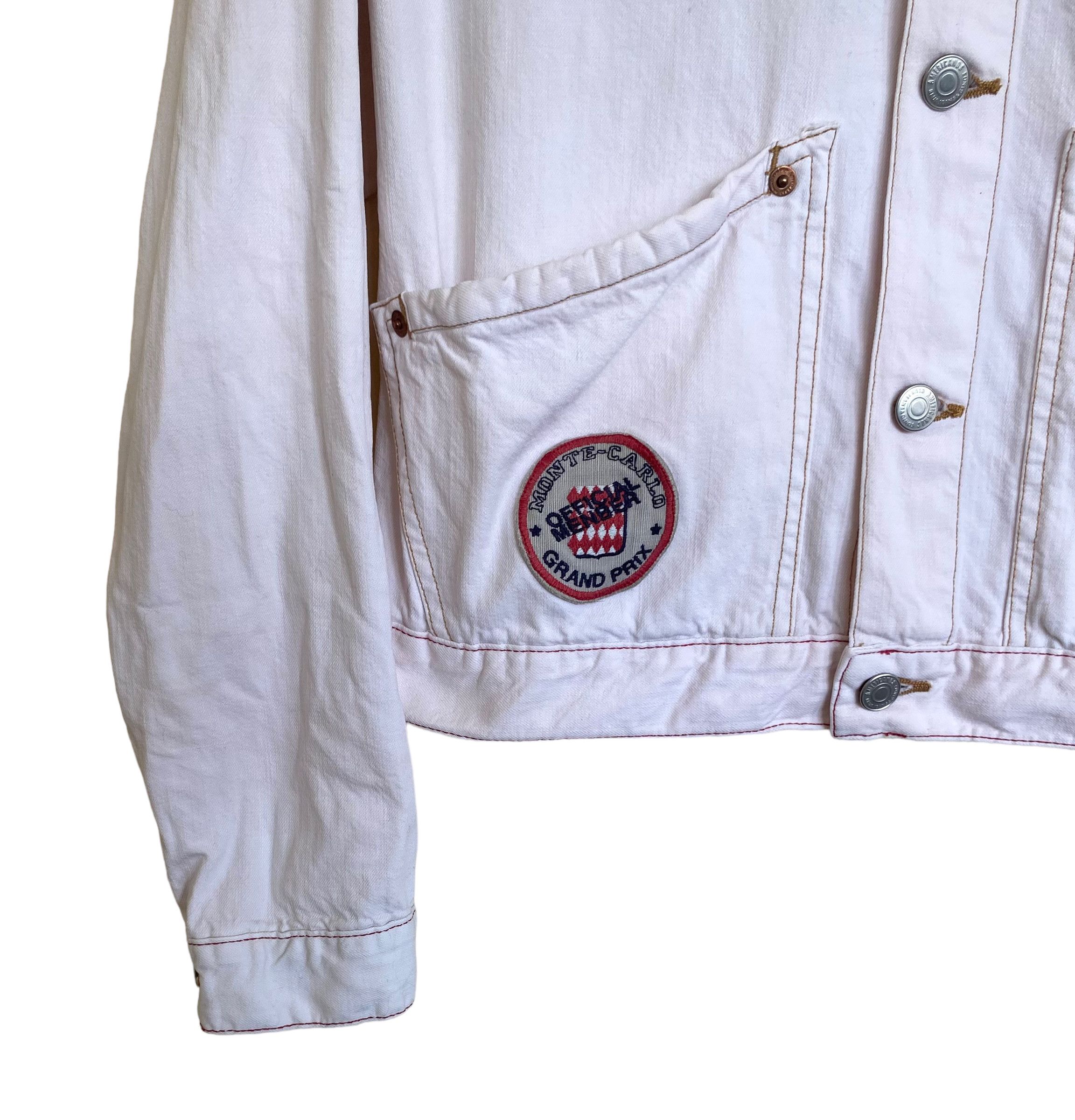 NASCAR × Norton AMRS Speedway Norton Motorcycles denim jacket Size US L / EU 52-54 / 3 - 3 Thumbnail
