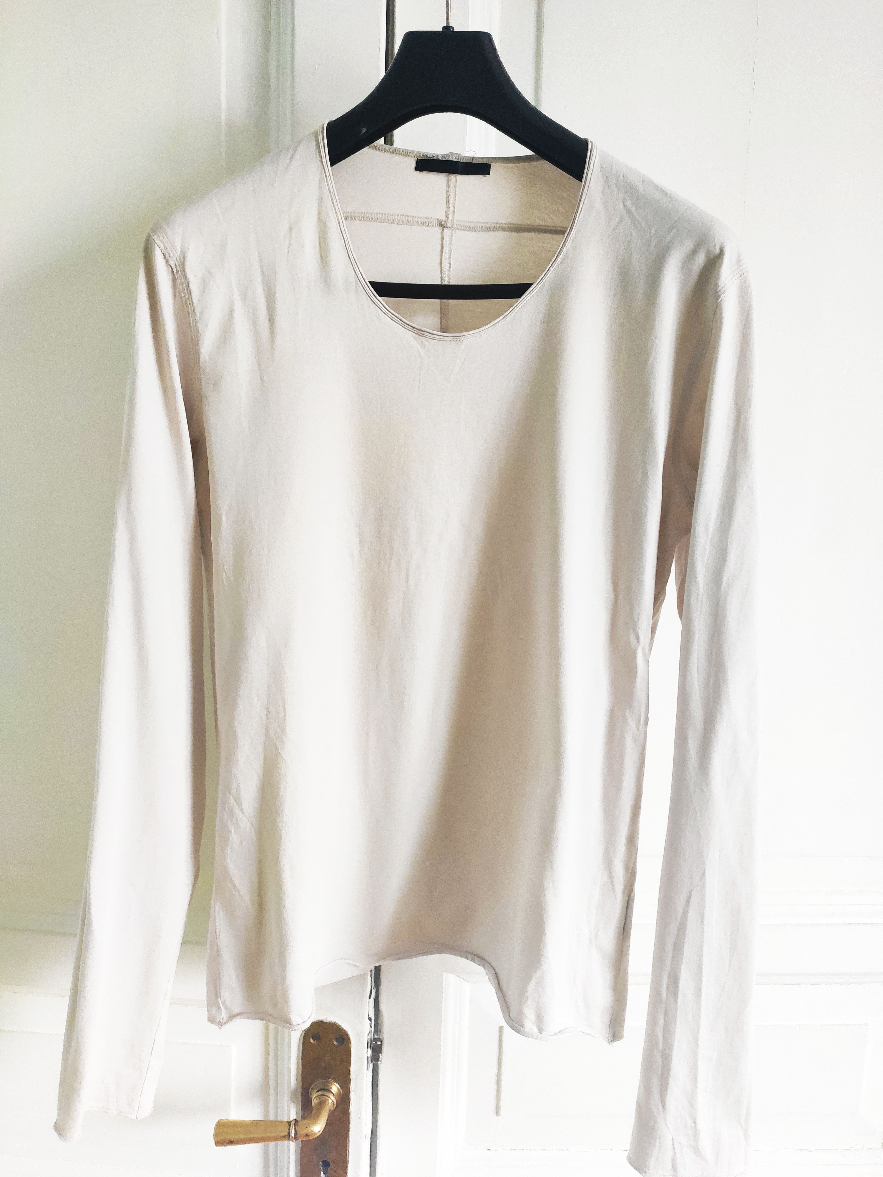 image of The Viridi Anne Anatomical Longsleeve.like Paul Handen Or Elena Dawson in Milk Dark (Size Medium)