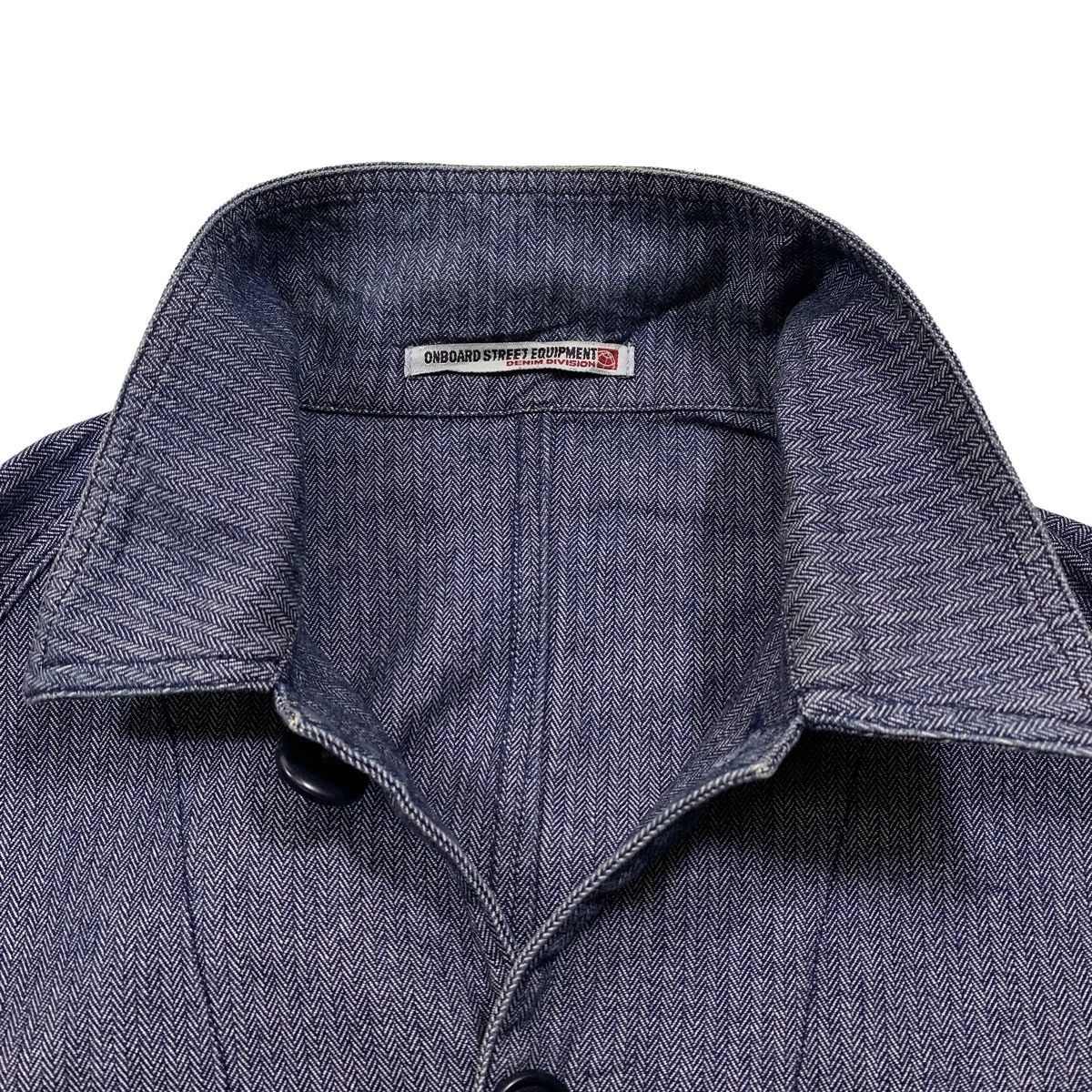 Japanese Brand × Vintage Vintage ONBOARD Denim Division Fully Button Denim Jacket Size US M / EU 48-50 / 2 - 12 Thumbnail