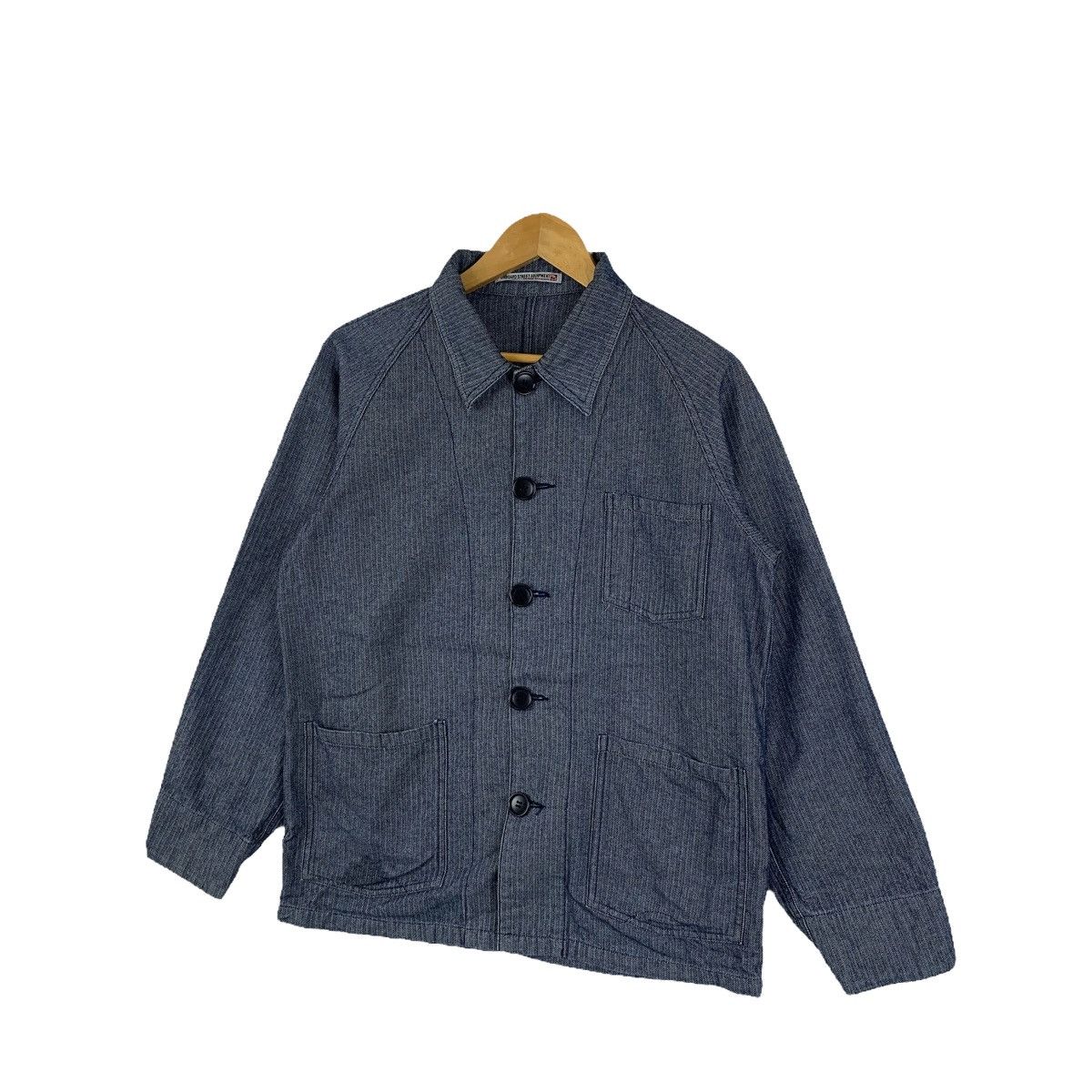 Japanese Brand × Vintage Vintage ONBOARD Denim Division Fully Button Denim Jacket Size US M / EU 48-50 / 2 - 4 Thumbnail