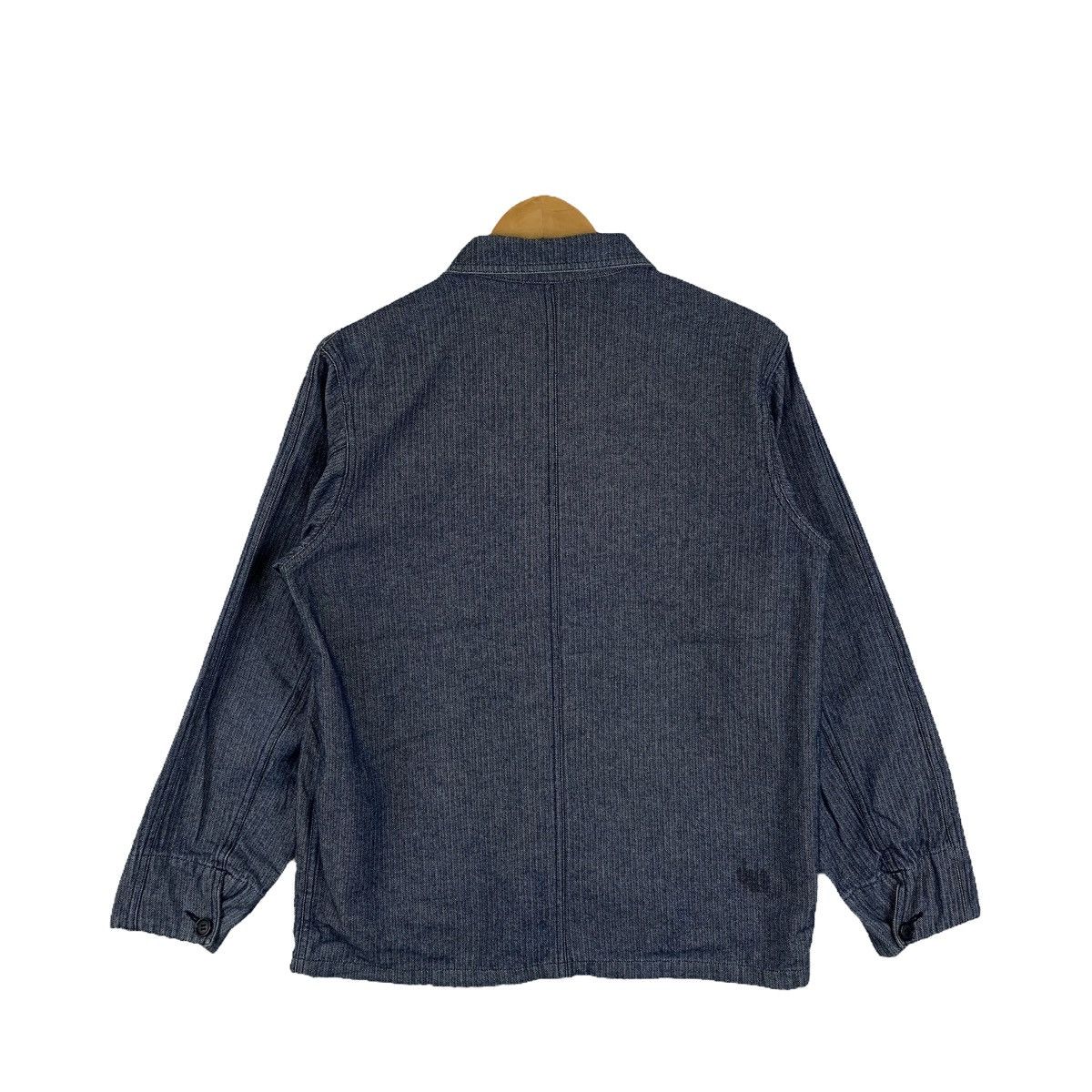 Japanese Brand × Vintage Vintage ONBOARD Denim Division Fully Button Denim Jacket Size US M / EU 48-50 / 2 - 2 Thumbnail