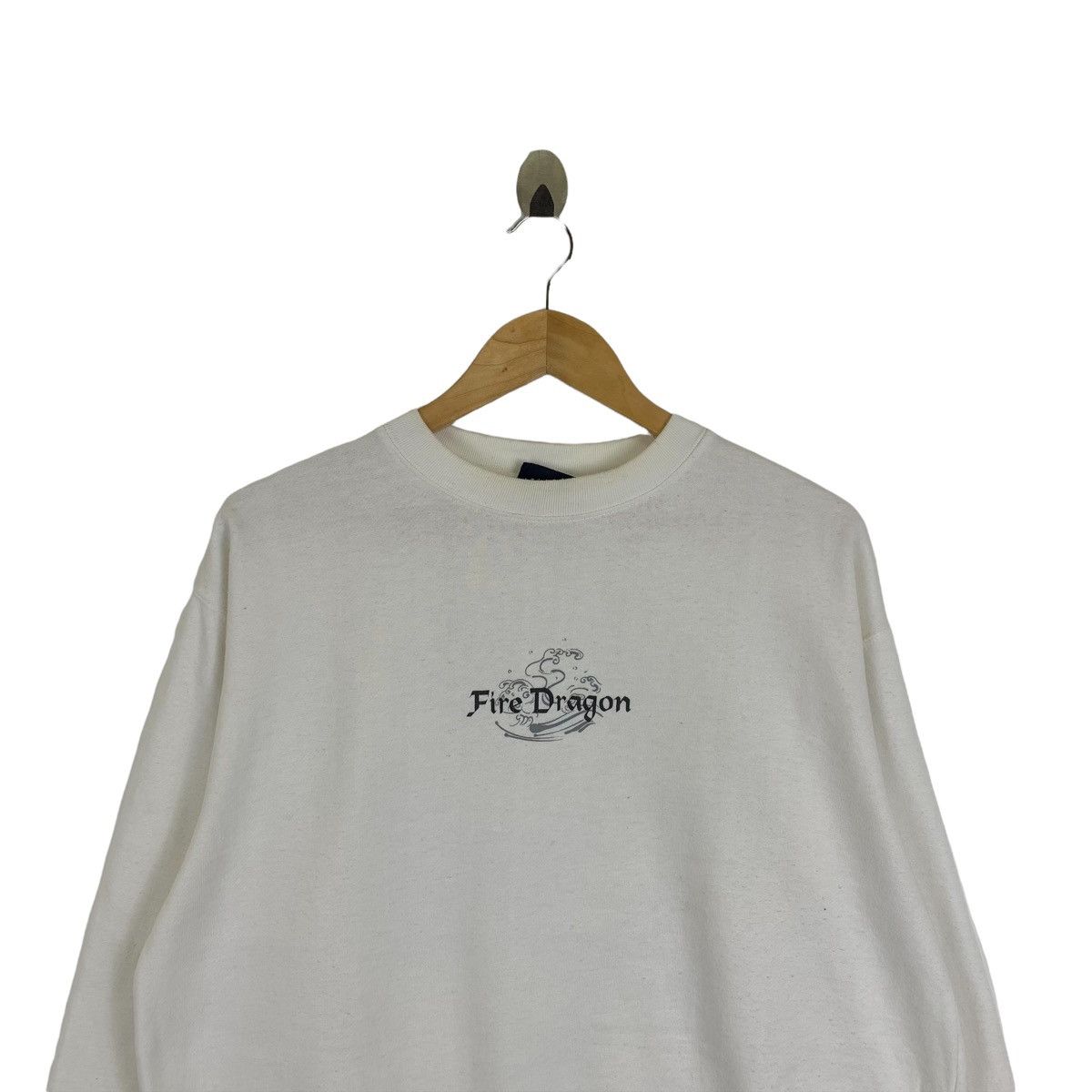 Japanese Brand × Vintage Vintage Fire Dragon Sukajan Japanese Sweatshirt Pullover Size US L / EU 52-54 / 3 - 4 Thumbnail
