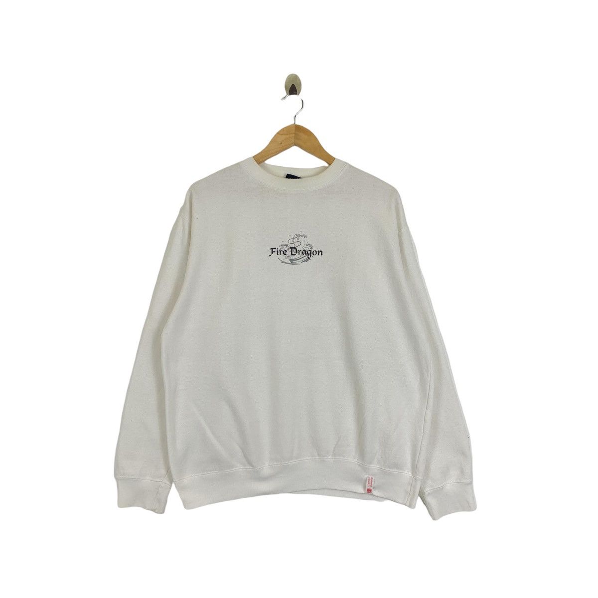Japanese Brand × Vintage Vintage Fire Dragon Sukajan Japanese Sweatshirt Pullover Size US L / EU 52-54 / 3 - 2 Thumbnail