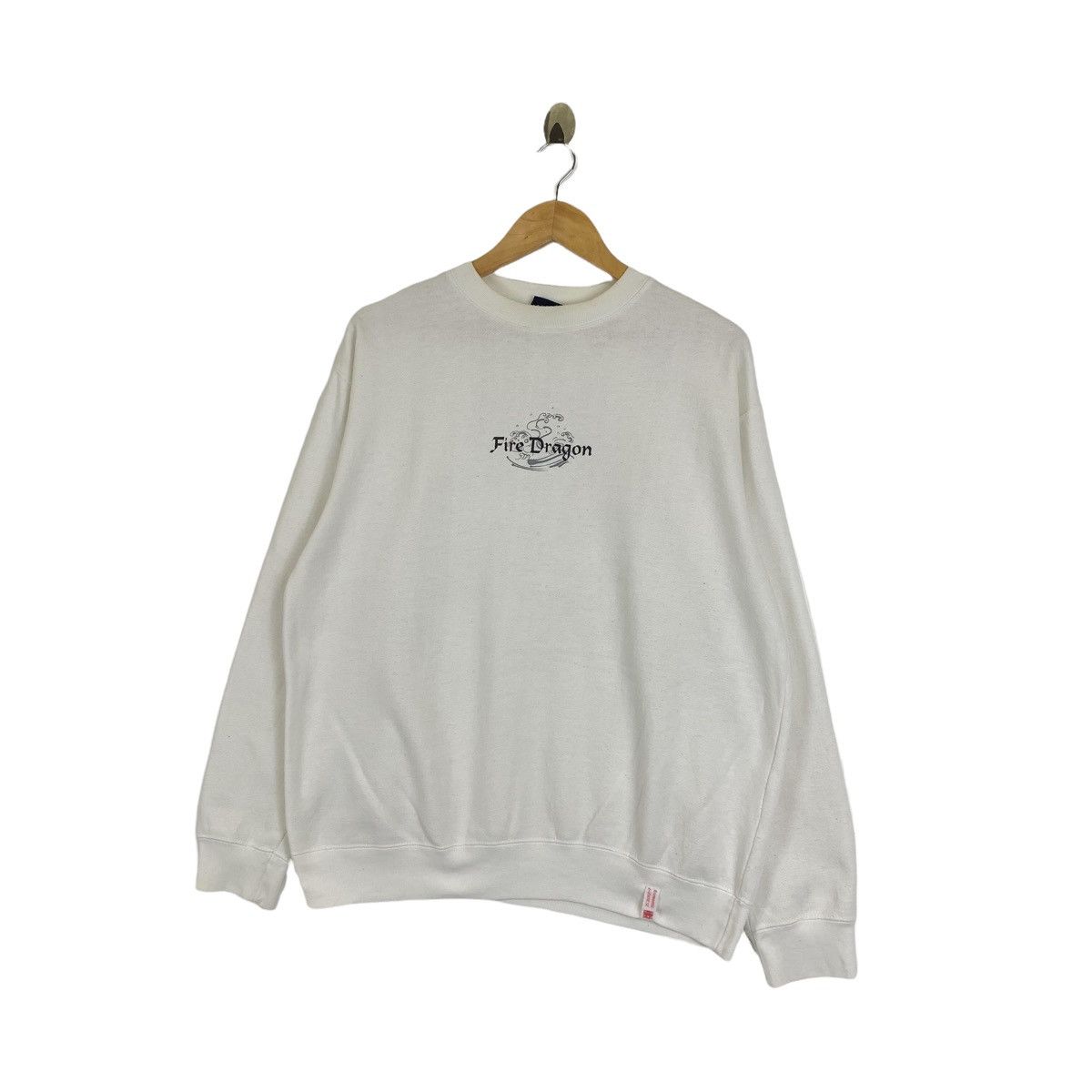 Japanese Brand × Vintage Vintage Fire Dragon Sukajan Japanese Sweatshirt Pullover Size US L / EU 52-54 / 3 - 3 Thumbnail