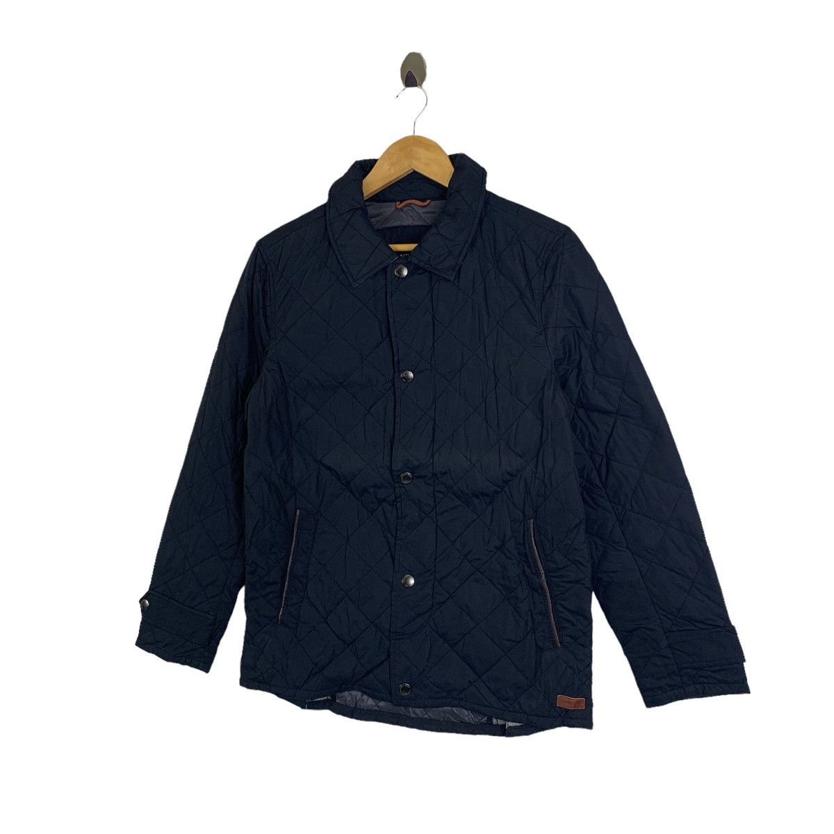 Lands' End × Vintage LANDS’ END Casualwear Fashion Designer Button Quilted Jacket Size US M / EU 48-50 / 2 - 4 Thumbnail