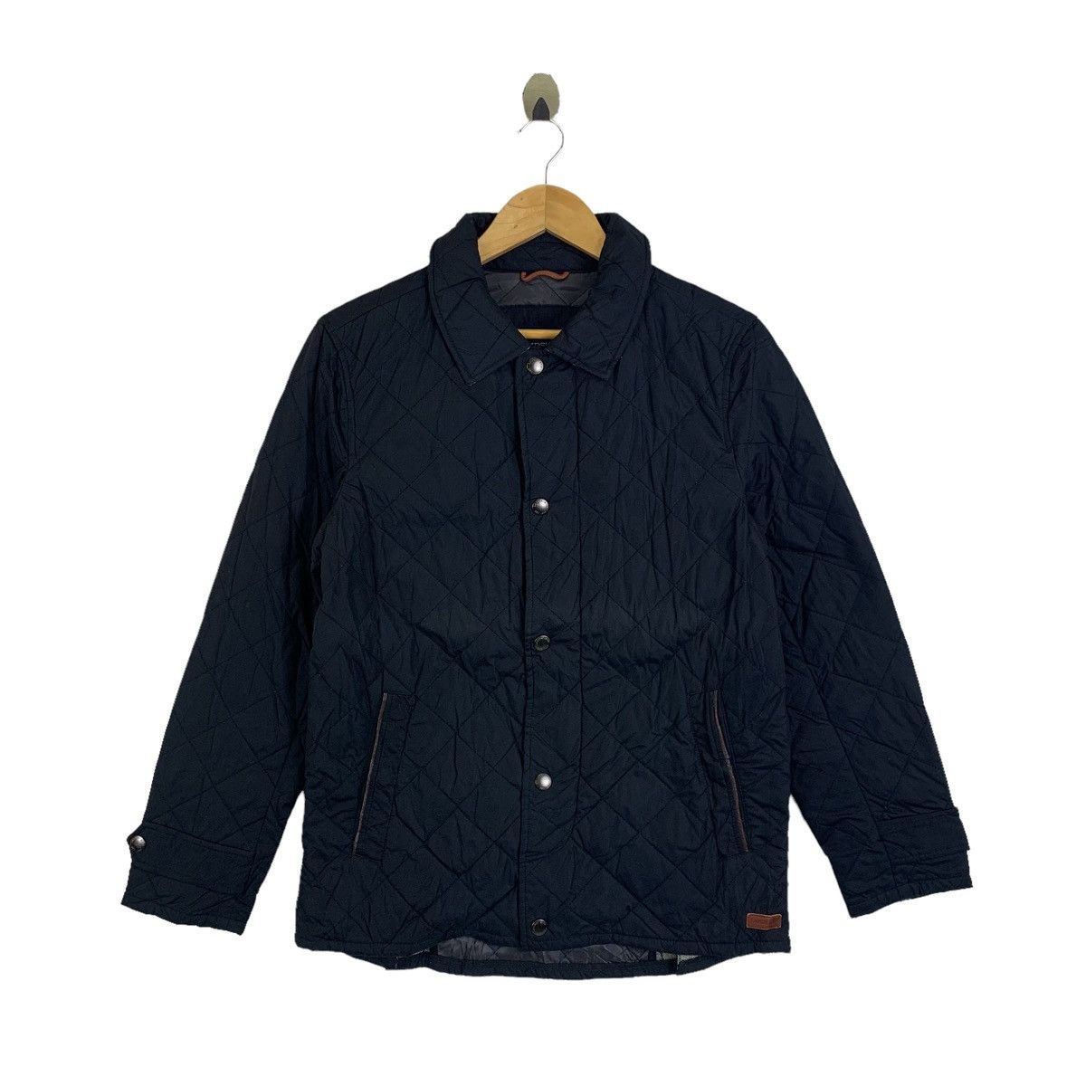 Lands' End × Vintage LANDS’ END Casualwear Fashion Designer Button Quilted Jacket Size US M / EU 48-50 / 2 - 1 Thumbnail