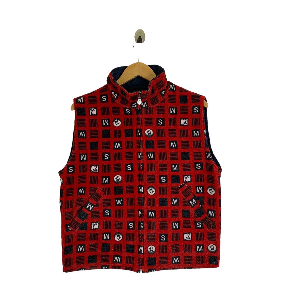 Grand Slam × Vintage Vintage Grandslam Munsingwear Zipper Reversible Vests Jacket Size US L / EU 52-54 / 3 - 1 Thumbnail