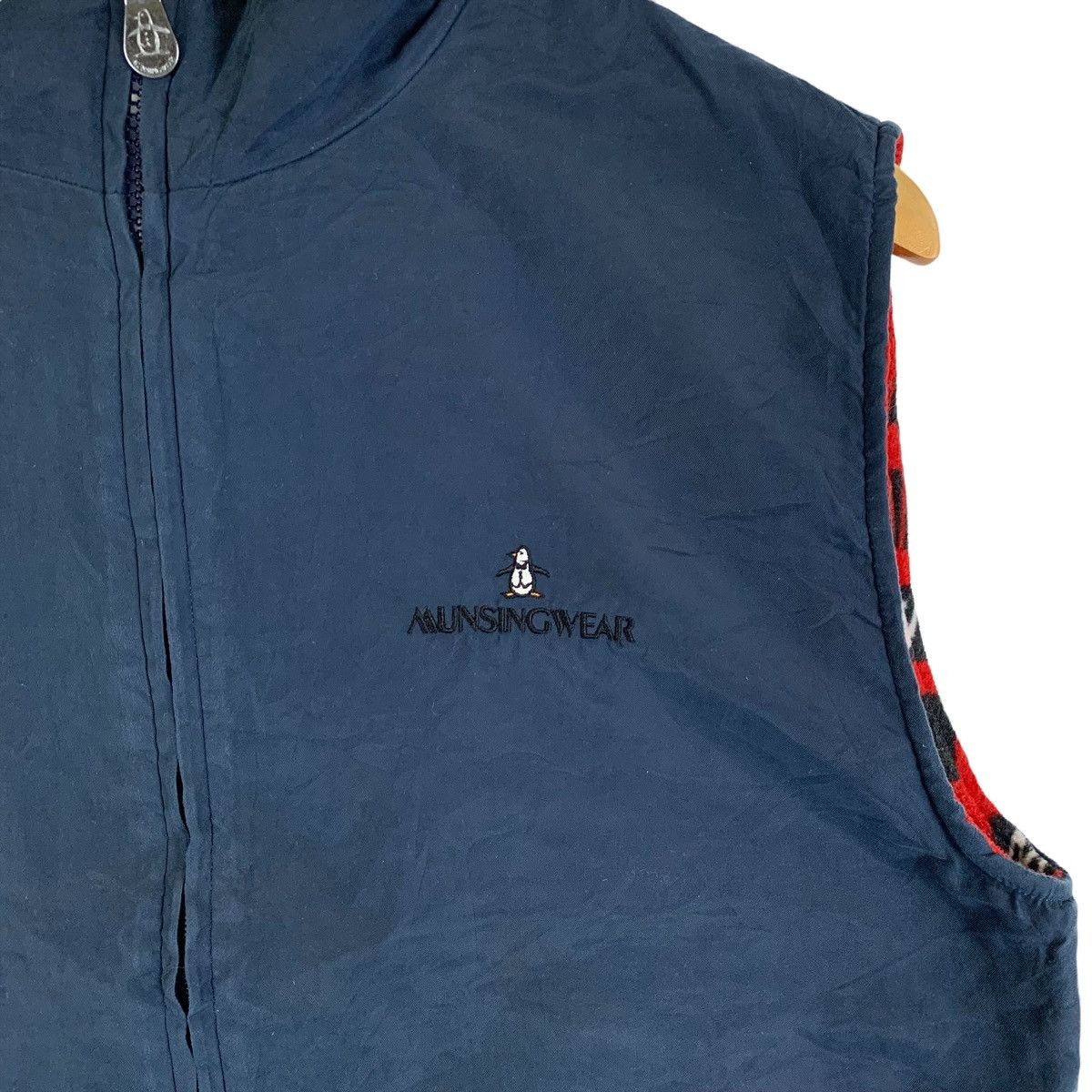 Grand Slam × Vintage Vintage Grandslam Munsingwear Zipper Reversible Vests Jacket Size US L / EU 52-54 / 3 - 9 Thumbnail