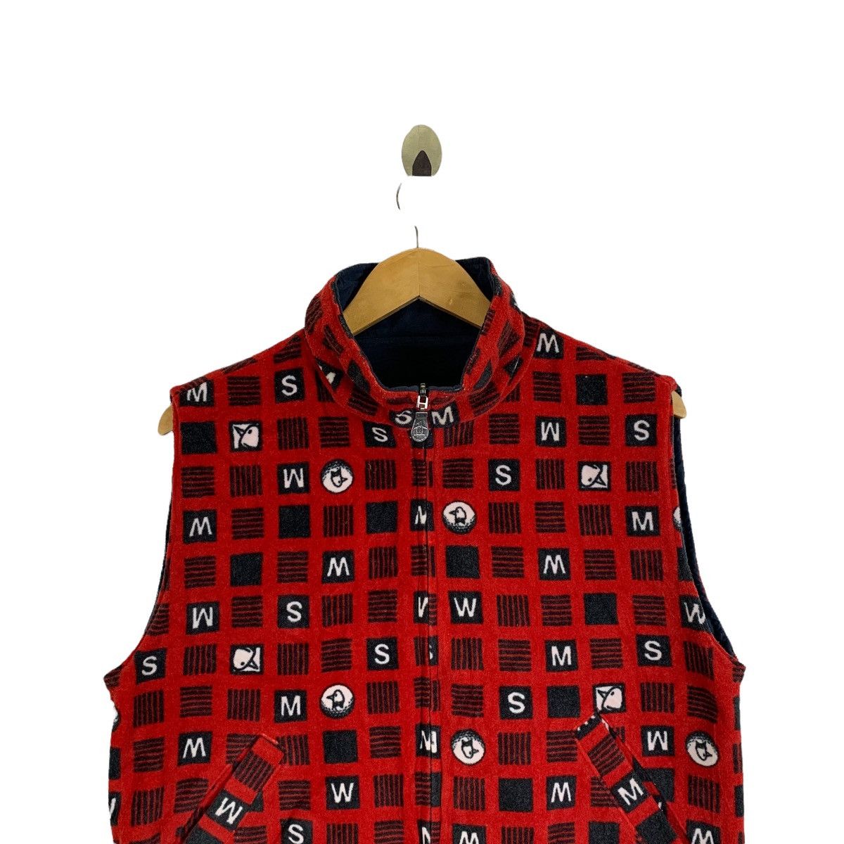 Grand Slam × Vintage Vintage Grandslam Munsingwear Zipper Reversible Vests Jacket Size US L / EU 52-54 / 3 - 7 Thumbnail