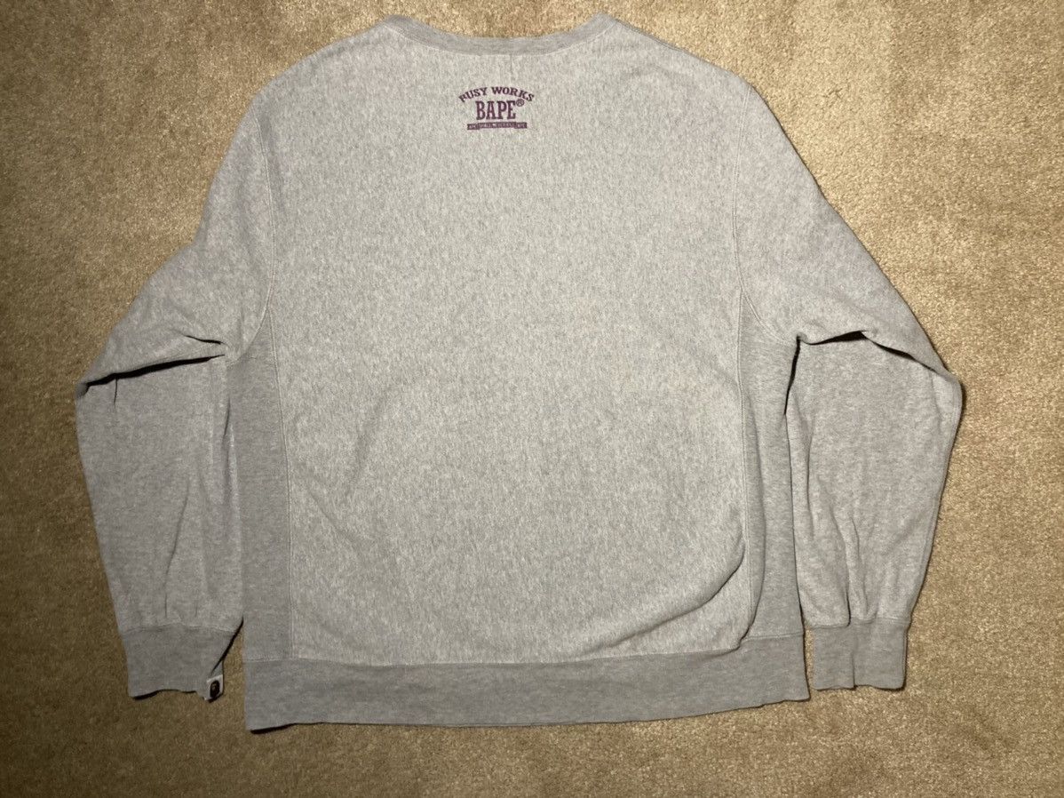 Bape 2007 Bape Sta Logo Ape Pink Gray Eyes Sweatshirt Large Nigo Size US L / EU 52-54 / 3 - 5 Thumbnail