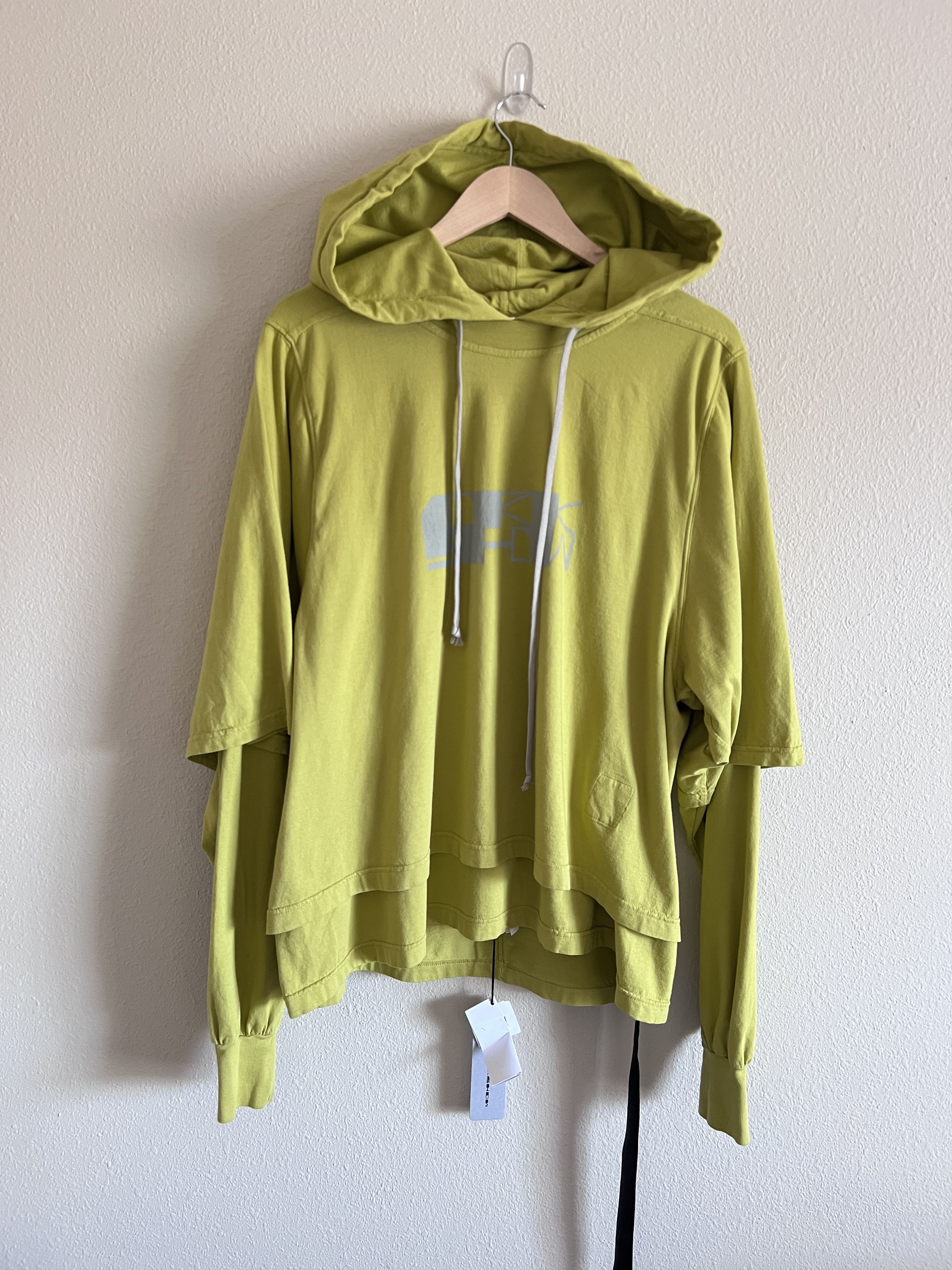 image of Rick Owens Drkshdw Rick Owens Drksdhw Hustler Hoodie Acid, Men's (Size Small)