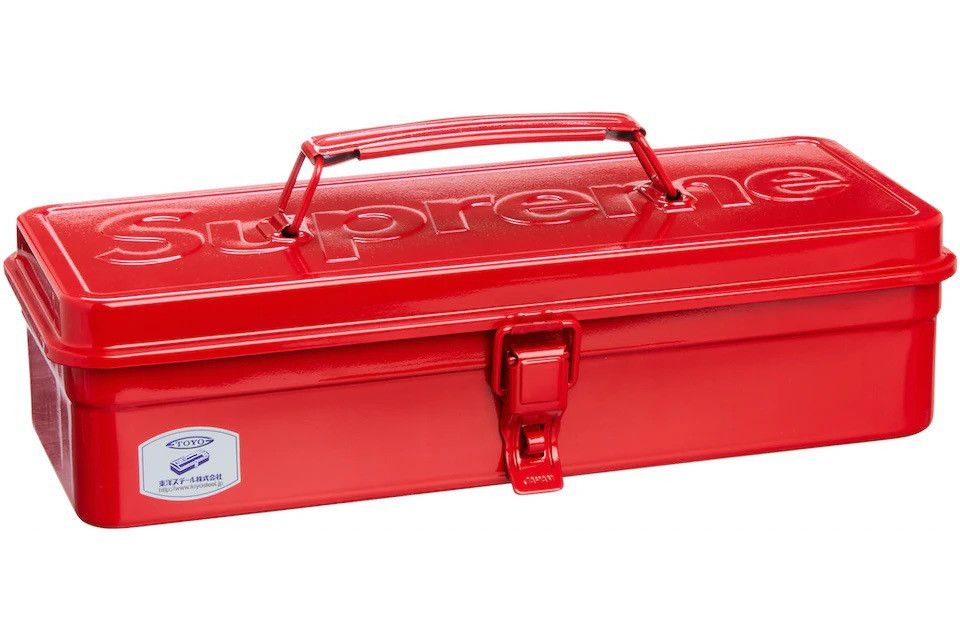 image of Supreme Toyo Steel T-320 Toolbox in Red, Men's