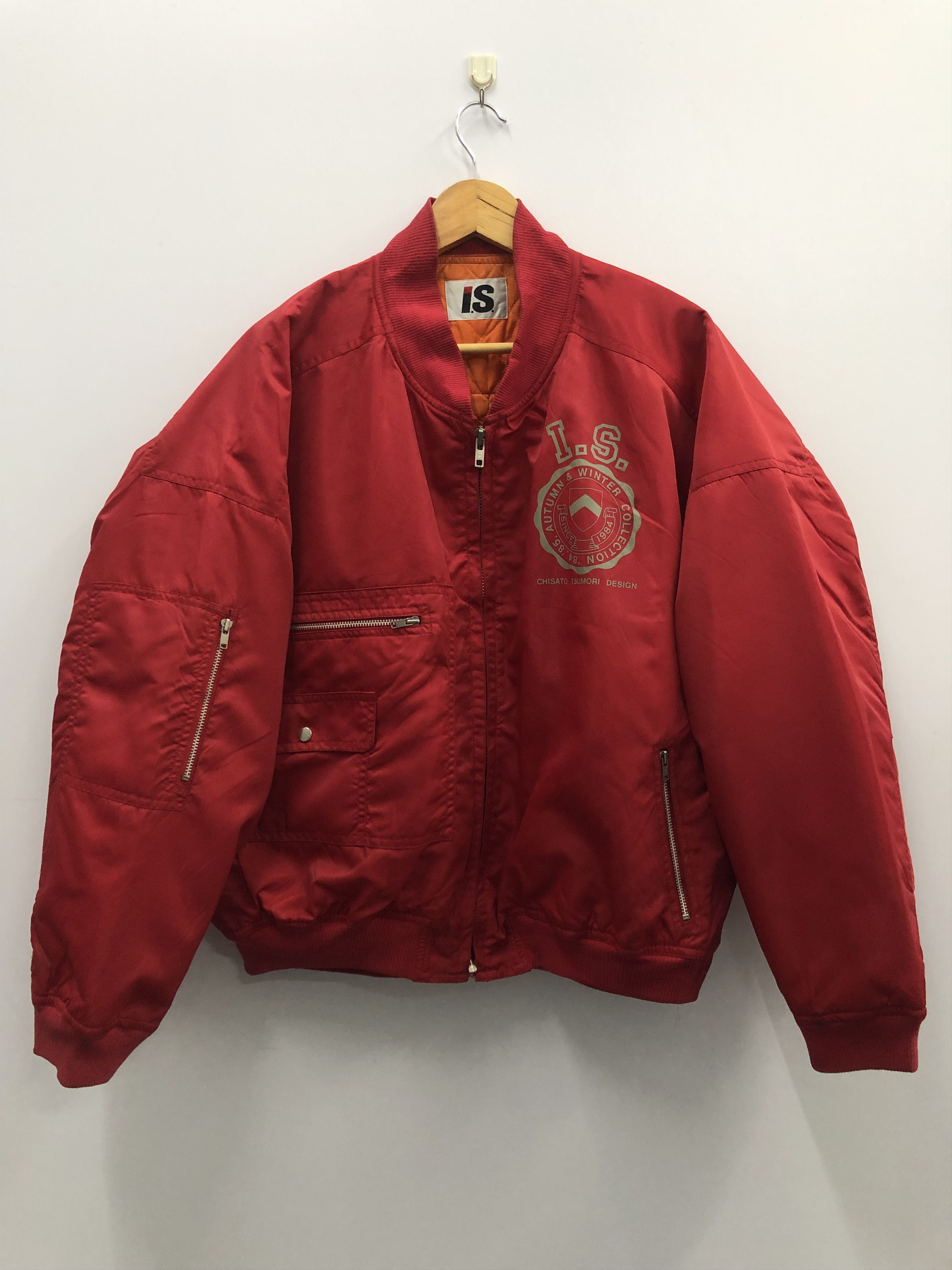 Issey Miyake × Tsumori Chisato × Vintage Grail Issey Miyake Chisato Tsumori Red Bomber Jacket Size US S / EU 44-46 / 1 - 3 Thumbnail
