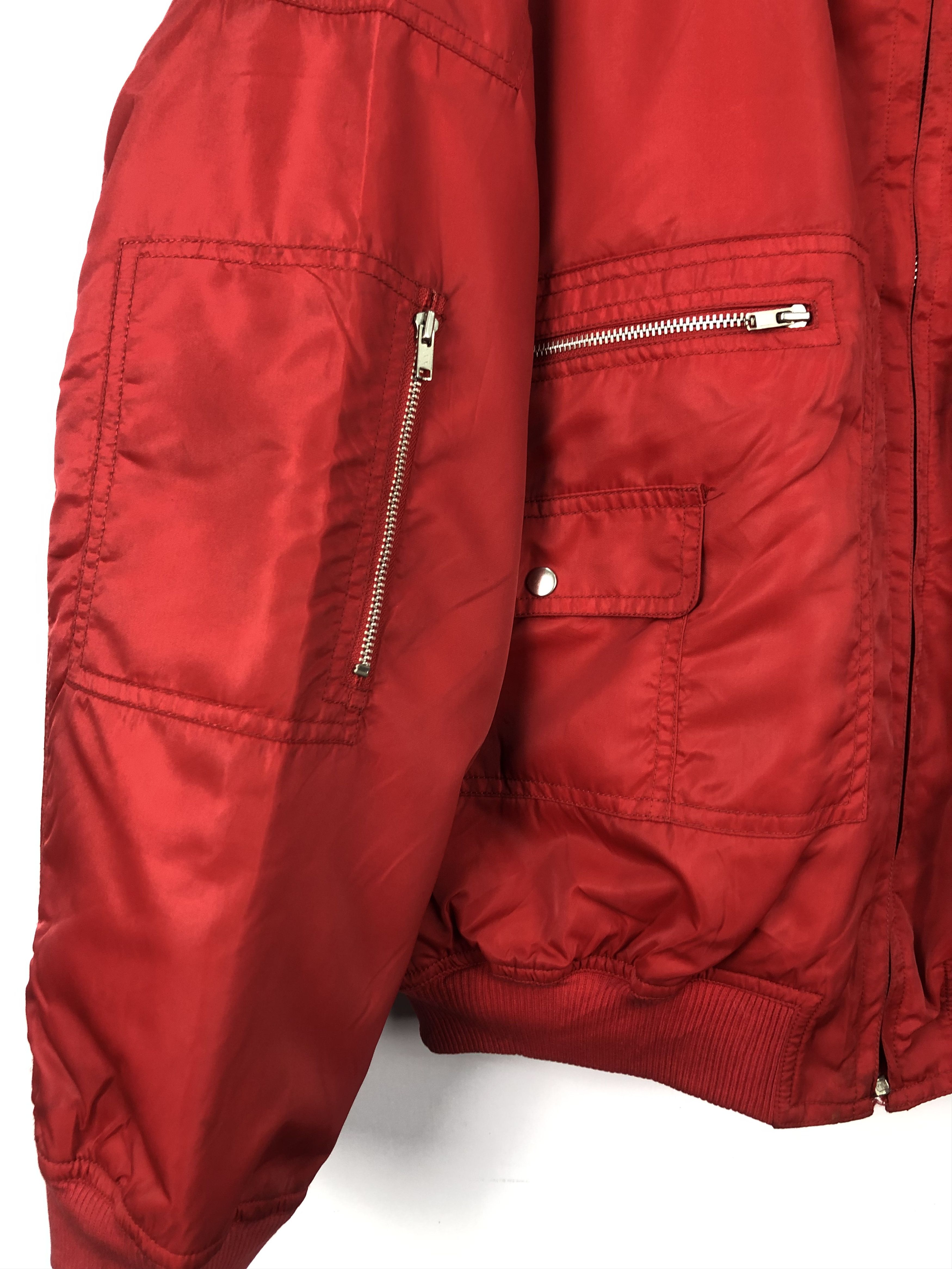 Issey Miyake × Tsumori Chisato × Vintage Grail Issey Miyake Chisato Tsumori Red Bomber Jacket Size US S / EU 44-46 / 1 - 5 Thumbnail